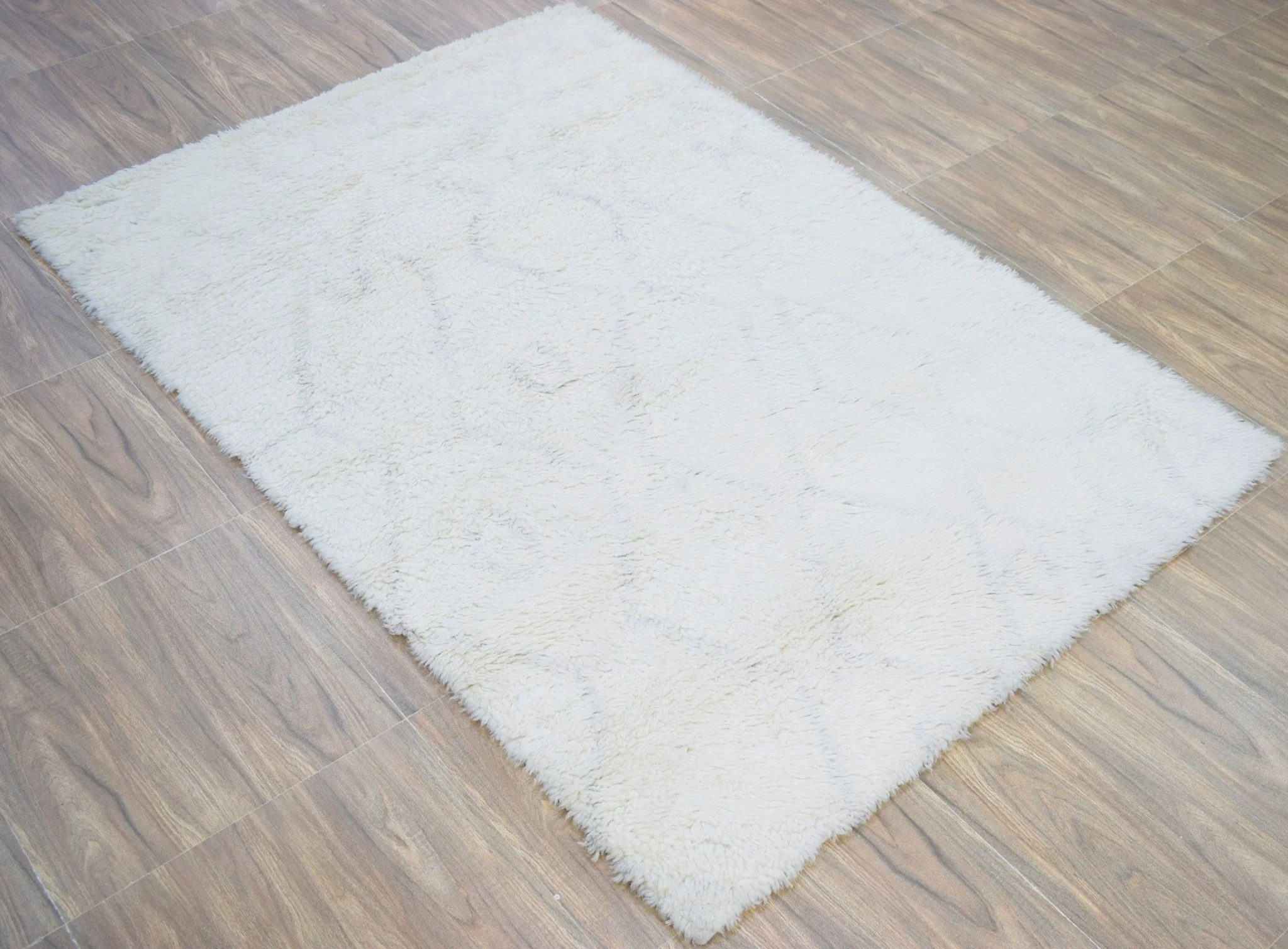 Ivory and charcoal 4x6, 5x8 Rug Modern Handmade New Zealand Wool Area Rug  | The Rug Decor |TRD1719 - Image 4