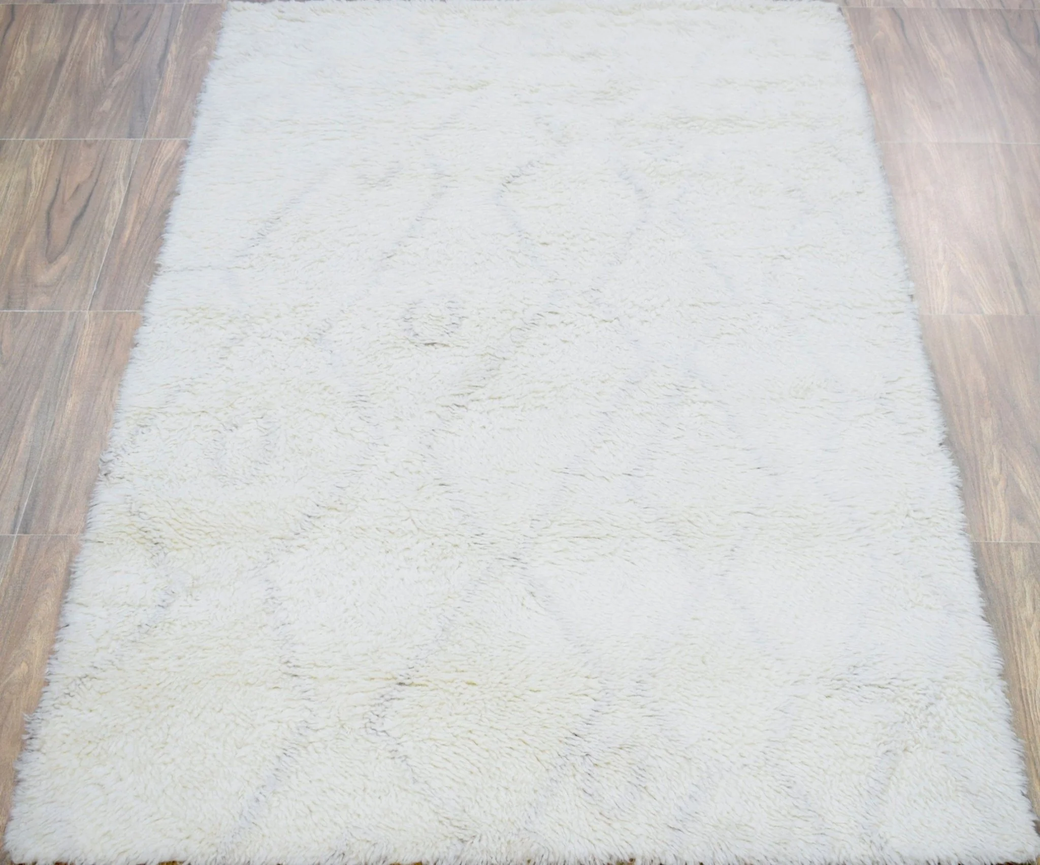 Ivory and charcoal 4x6, 5x8 Rug Modern Handmade New Zealand Wool Area Rug  | The Rug Decor |TRD1719 - Image 5