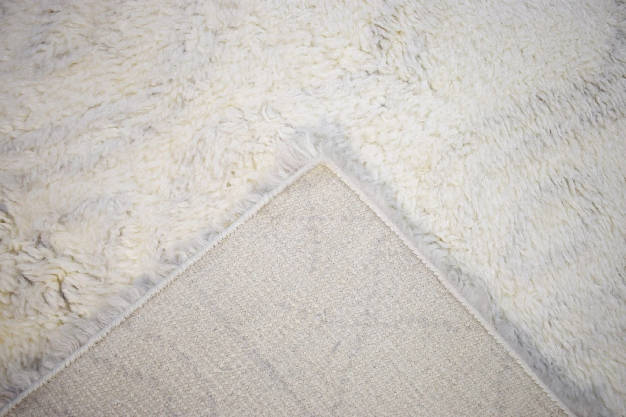 Silver and Charcoal 5X8 Rug Modern Handmade New Zealand Wool Area Rug  | TRD172158 - Image 7