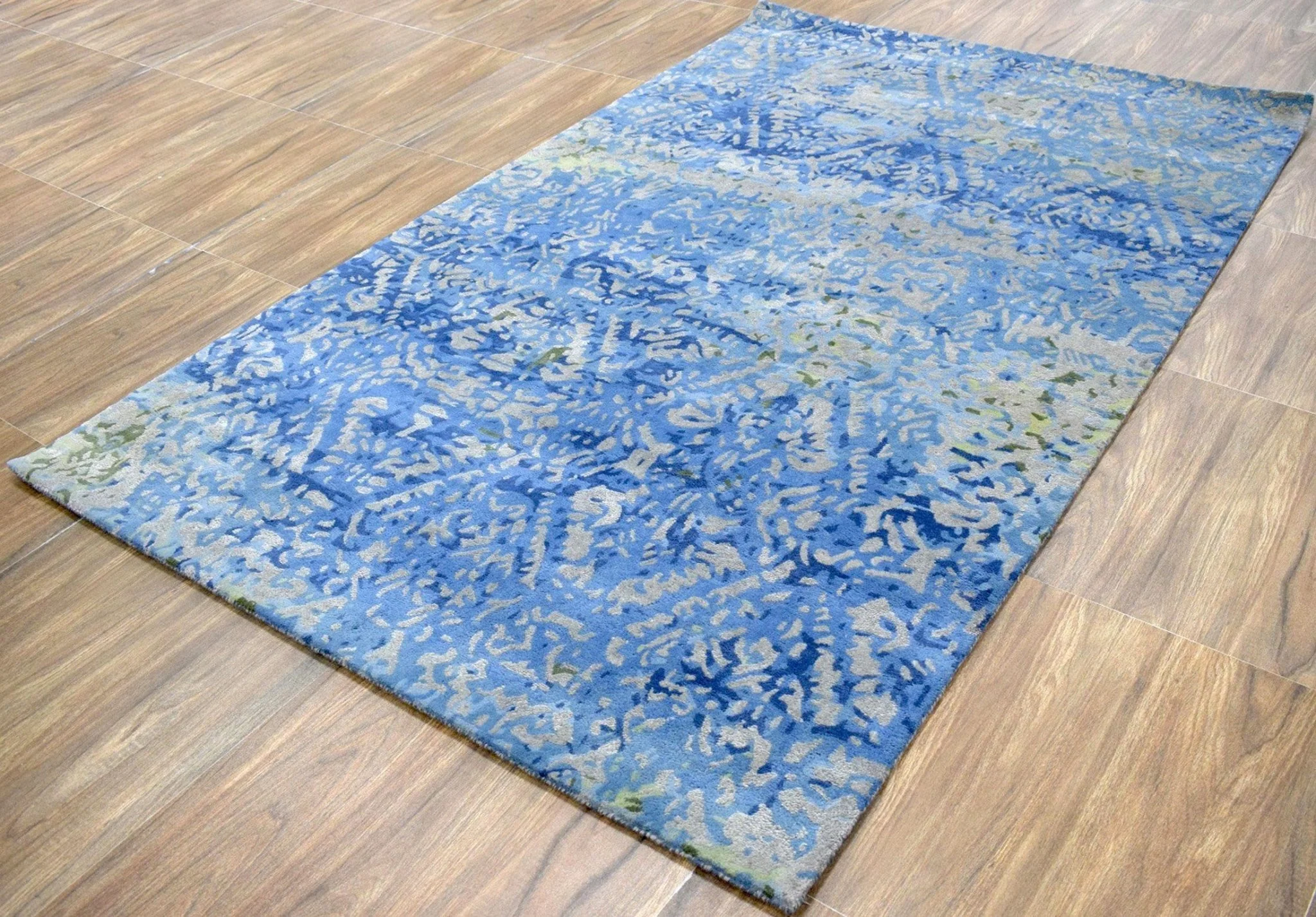5x8 Rug | Traditional Handmade Wool blended with Viscose Area Rug | The Rug Decor | TRD630058 - Image 3