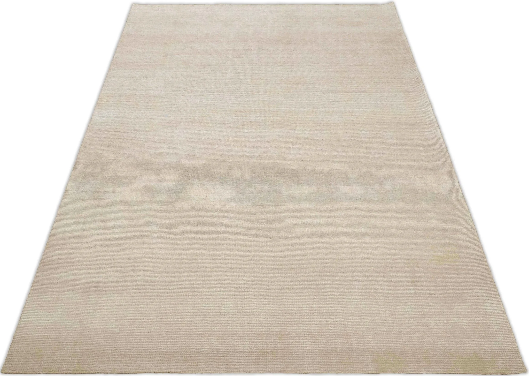 2x3, 5x8 and 8x10 Solid Beige Rug, Low Pile, No Shedding | TRD162 - Image 4