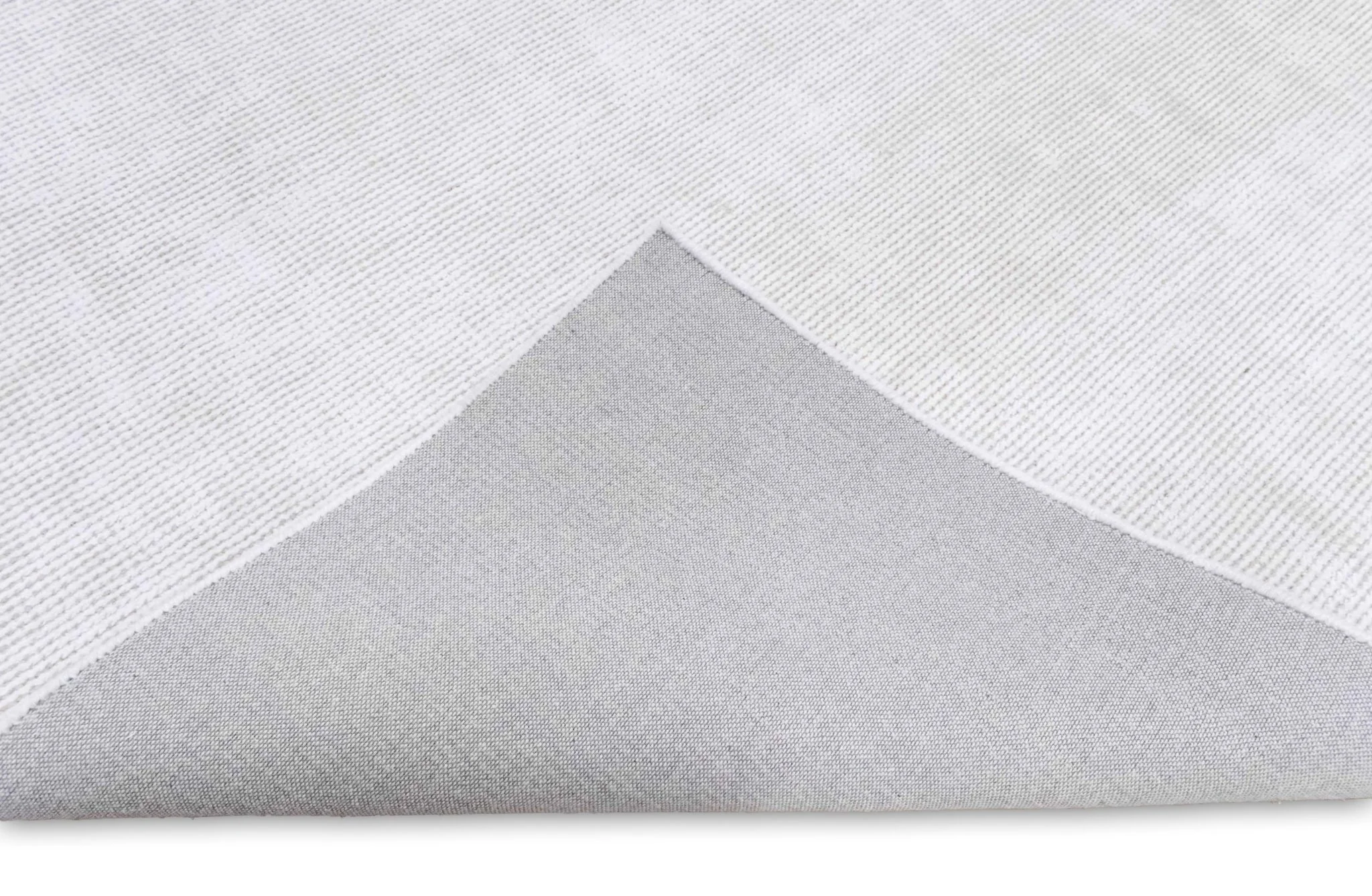 2x3, 5x8, 6x9 and 8x10 Solid Ivory Hand Made Textured Wool Area Rug | Low Pile | No Shedding | TRD163 - Image 8