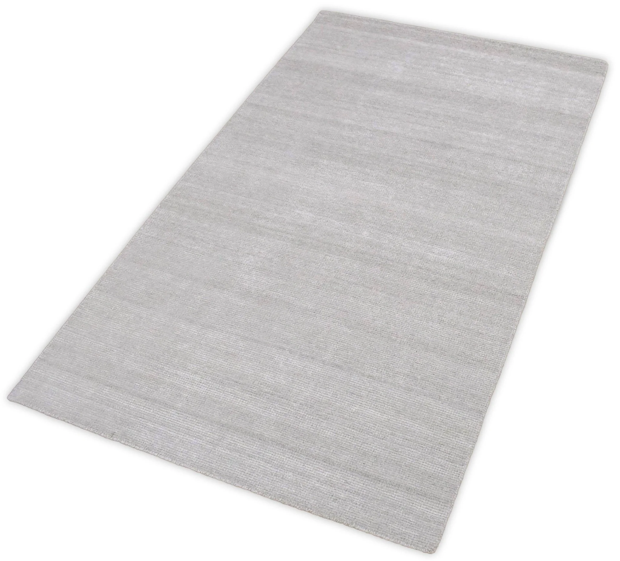 Solid Taupe Silver Rug | Made with wool and viscose blend | TRD171 - Image 6