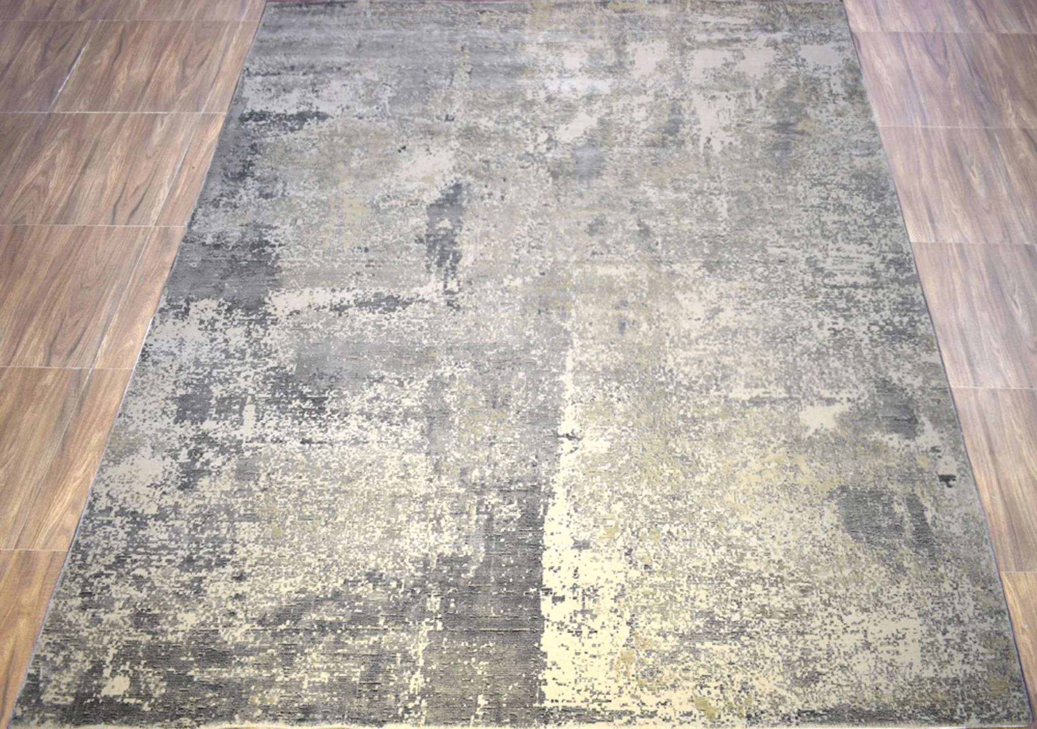 8'x 10' Rug | Modern Handmade  Wool  & Viscose Area Rug | The Rug Décor | TRD10095810 - Image 5