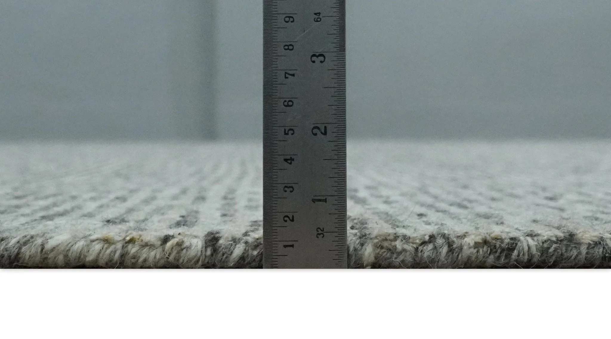 8x10 Charcoal and Silver Blended Tibetan Wool and Silk Area Rug - Image 7