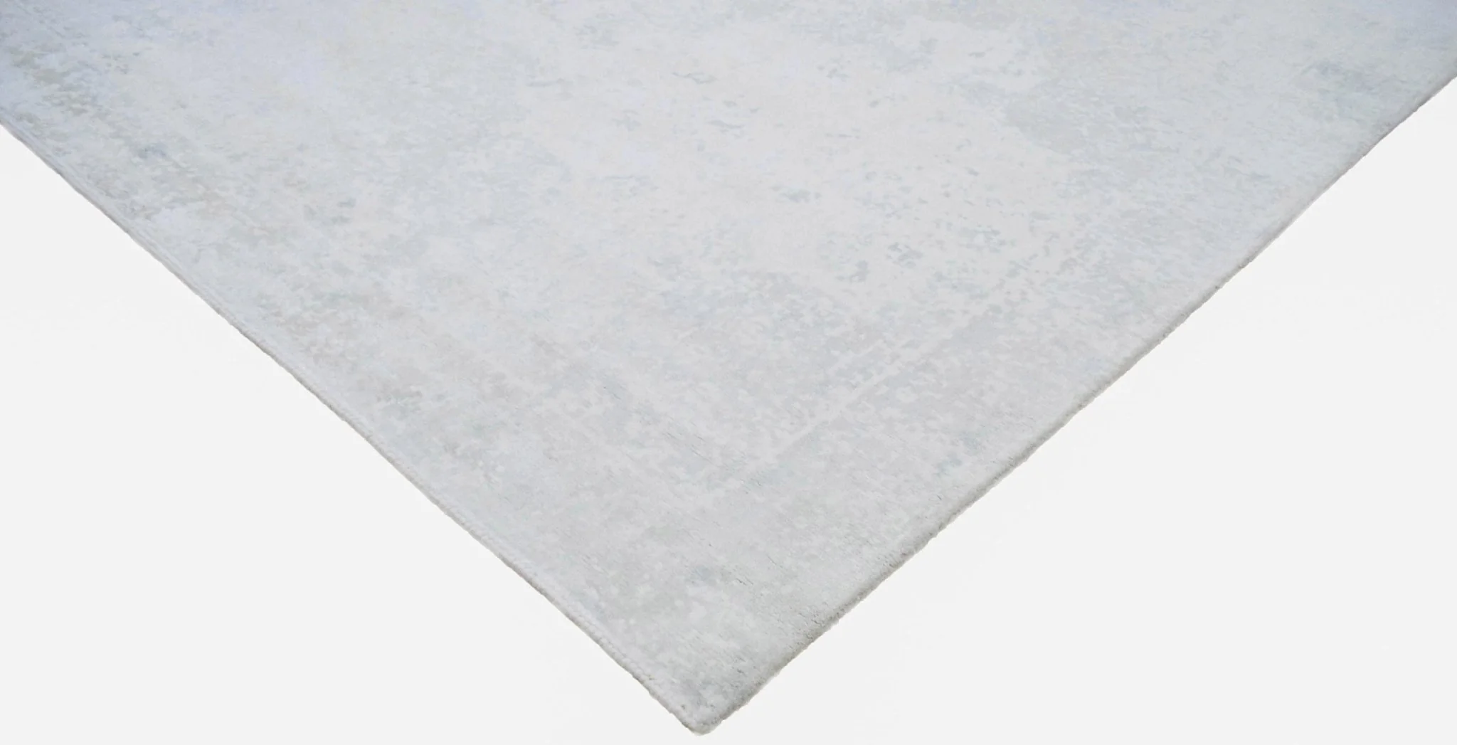 8x10 Rug, Abstract Ivory Rug made with Viscose Art Silk, Living, Dinning and Bedroom Rug | TRD005QT810 - Image 5