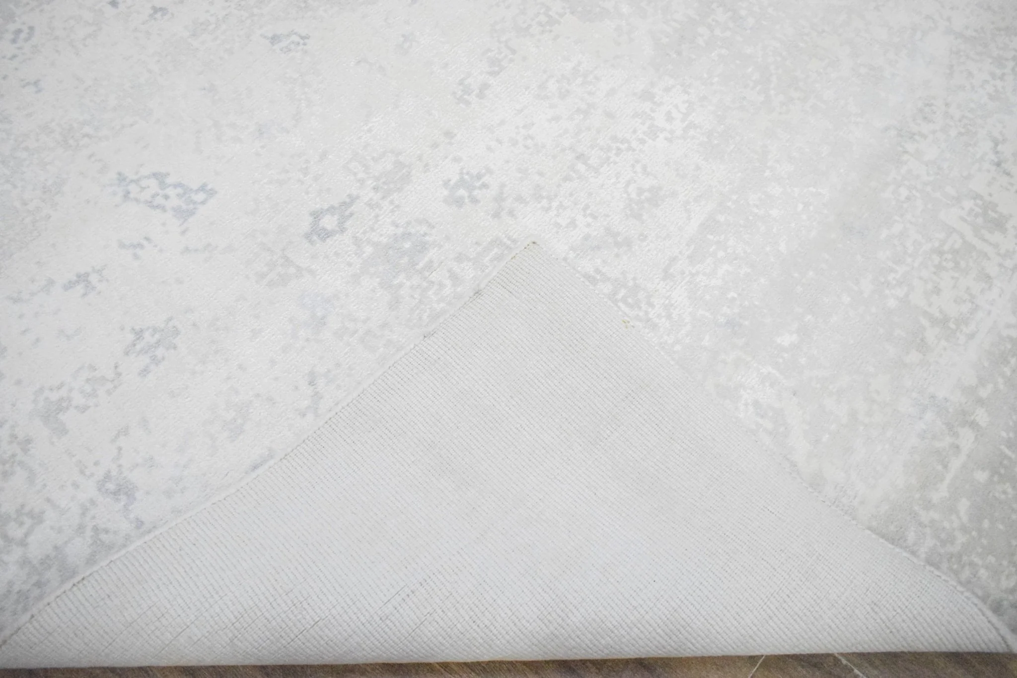 8x10 Rug, Abstract Ivory Rug made with Viscose Art Silk, Living, Dinning and Bedroom Rug | TRD005QT810 - Image 7
