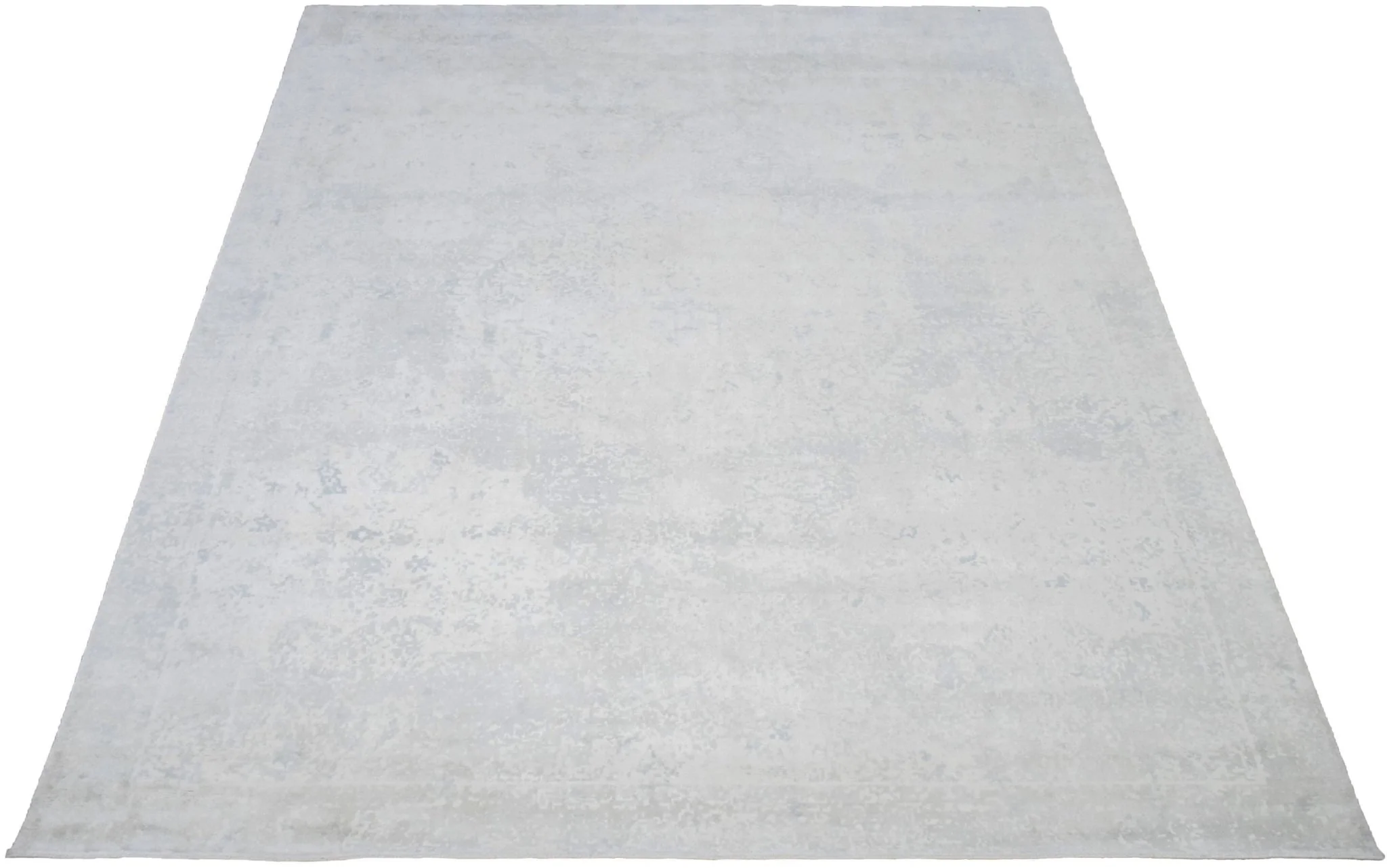 8x10 Rug, Abstract Ivory Rug made with Viscose Art Silk, Living, Dinning and Bedroom Rug | TRD005QT810 - Image 8