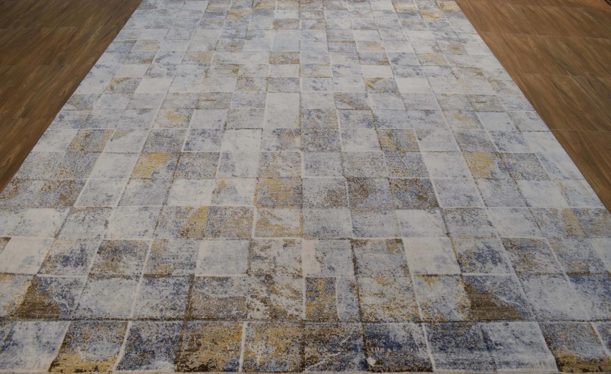 8x10 Rug Handmade Bamboo Silk Contemporary Area Rug | TRD1756810 - Image 4