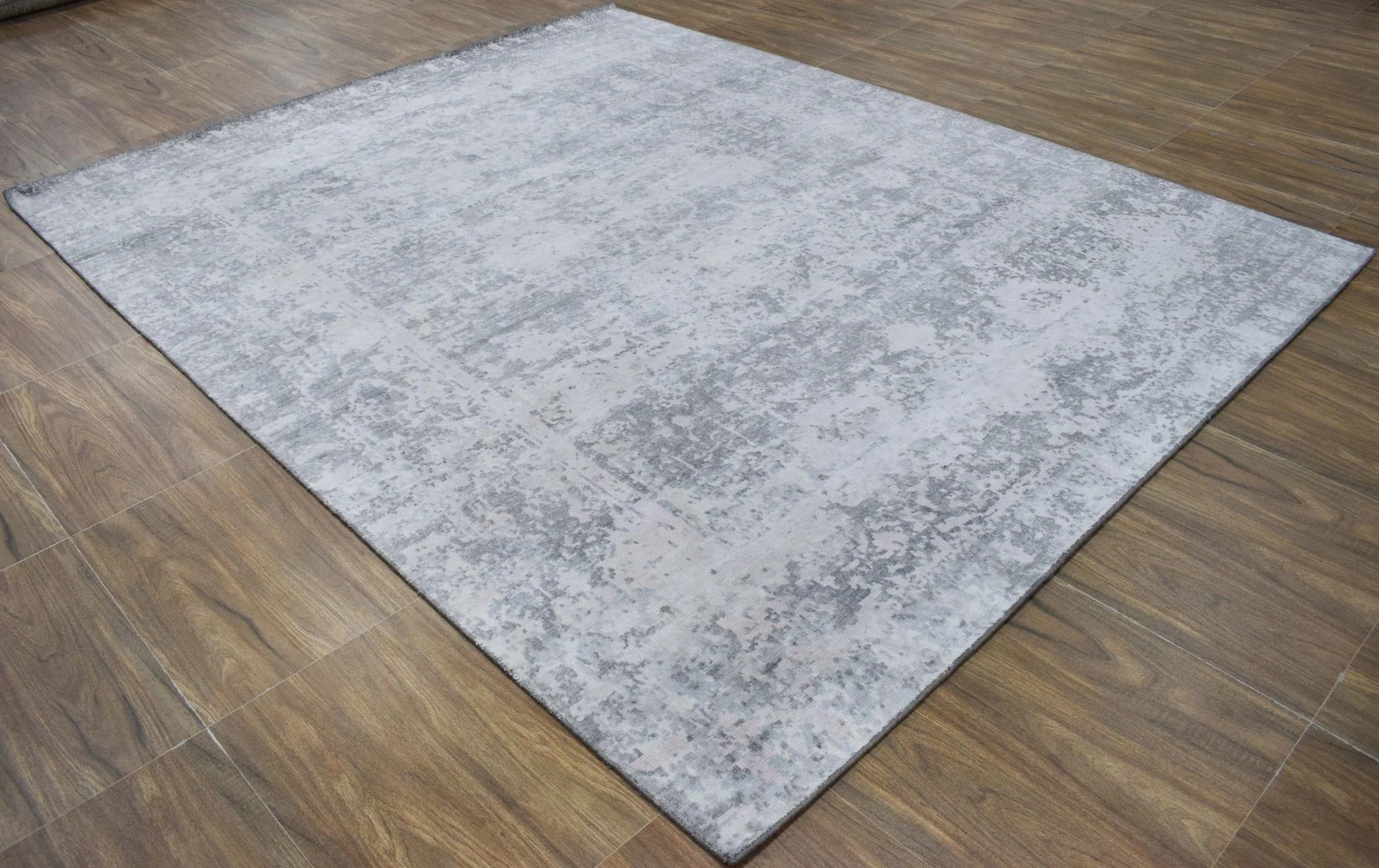 8x10 Rug | Modern Handmade Bamboo Silk Area Rug | TRD1695810 - Image 4