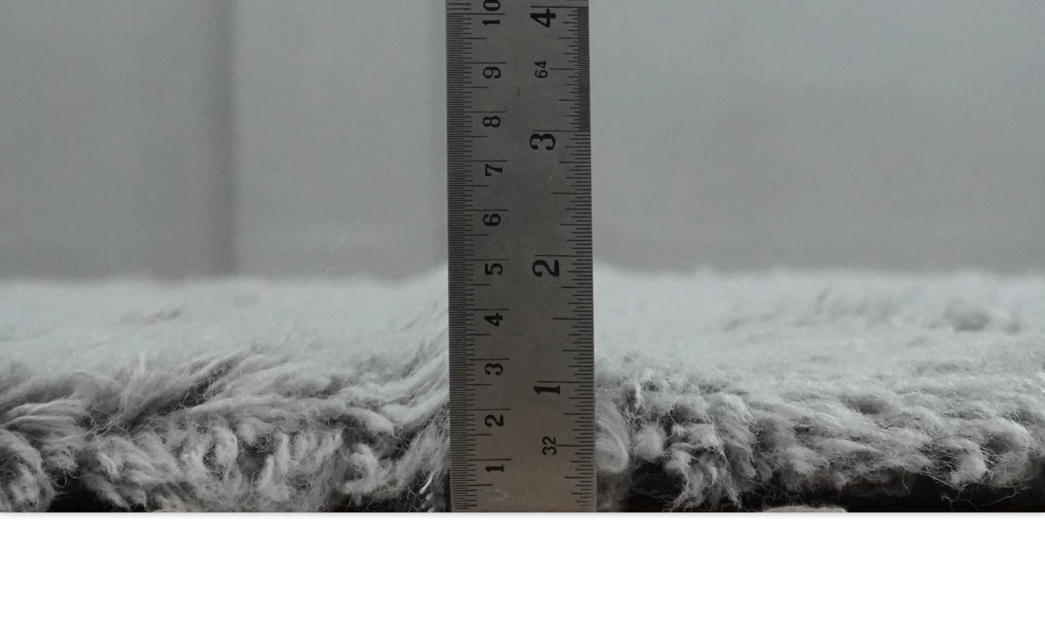 Plush Thick Beni Ourain Gray Moroccan Rug Made with fine new Zealand Custom Made Wool Area Rug - Image 6