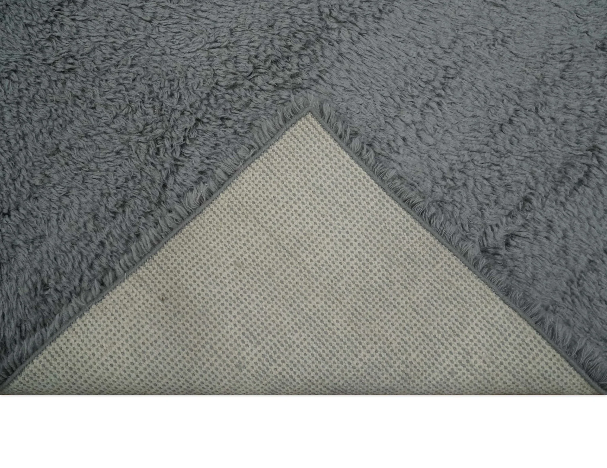 Plush Thick Beni Ourain Gray Moroccan Rug Made with fine new Zealand Custom Made Wool Area Rug - Image 7