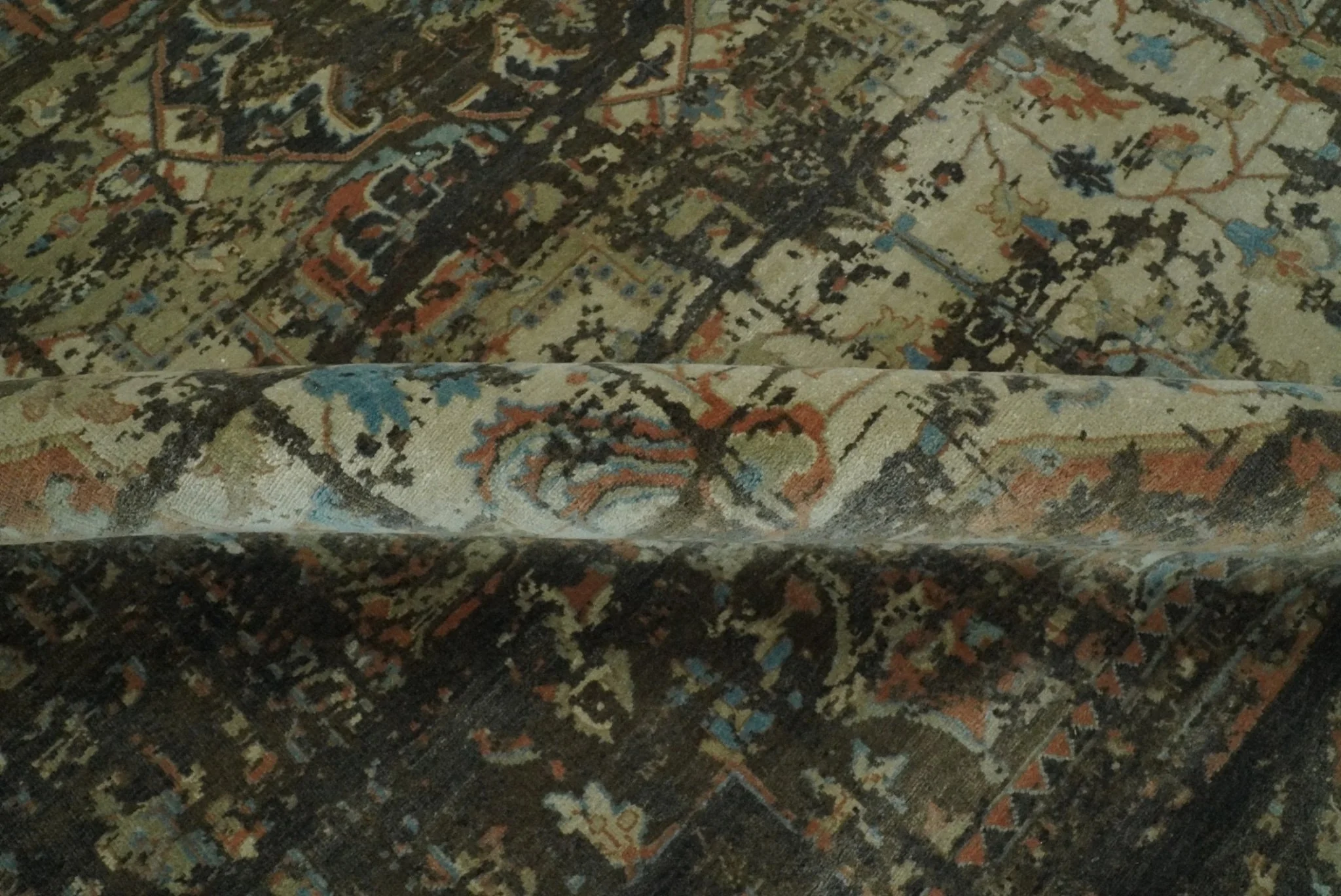 8x10 Rug | Modern Heriz Serapi Handmade Wool Area Rug | TRD1684810 - Image 13