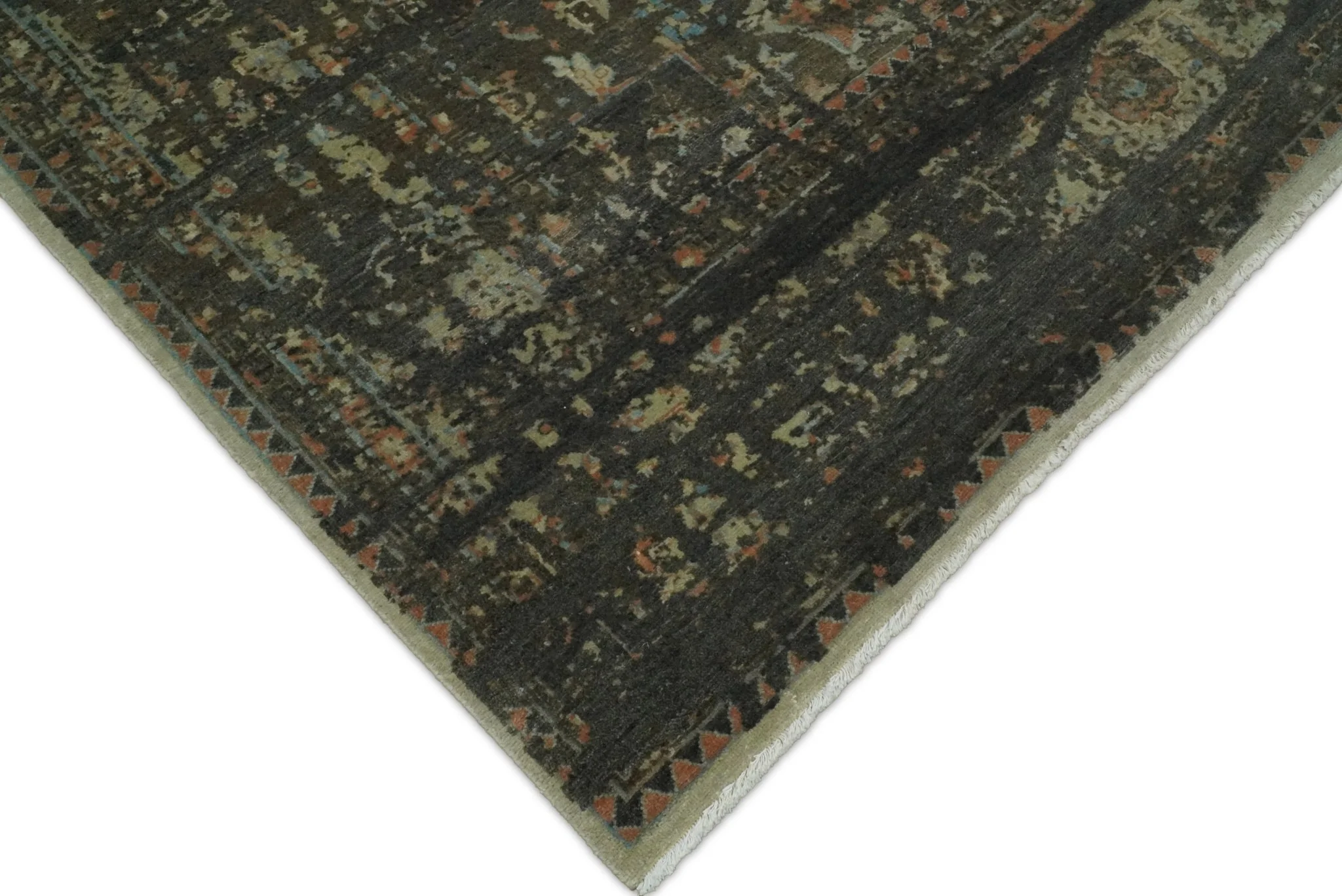 8x10 Rug | Modern Heriz Serapi Handmade Wool Area Rug | TRD1684810 - Image 3