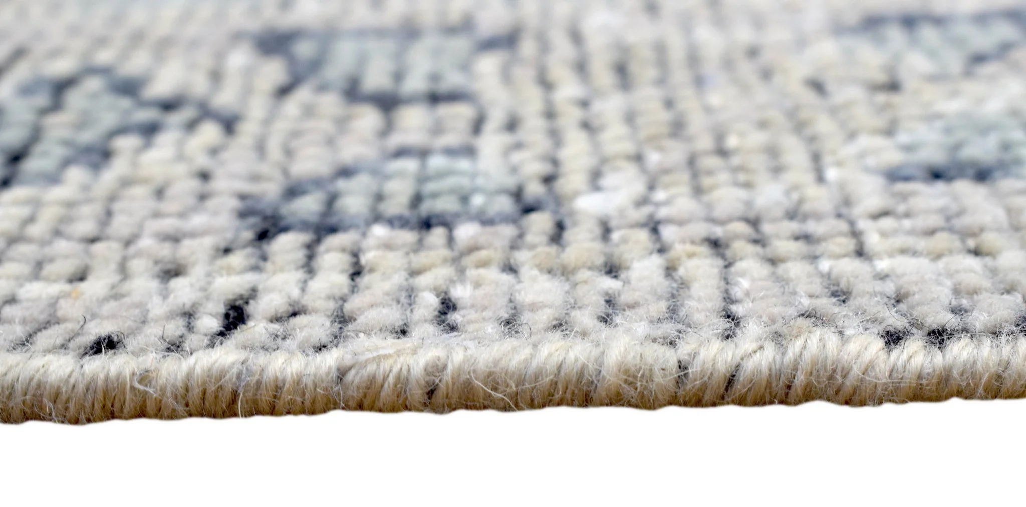 Silver and Charcoal 8'x10' Rug | Modern Handmade Wool Area Rug | The Rug Decor |TRD2142810 - Image 7