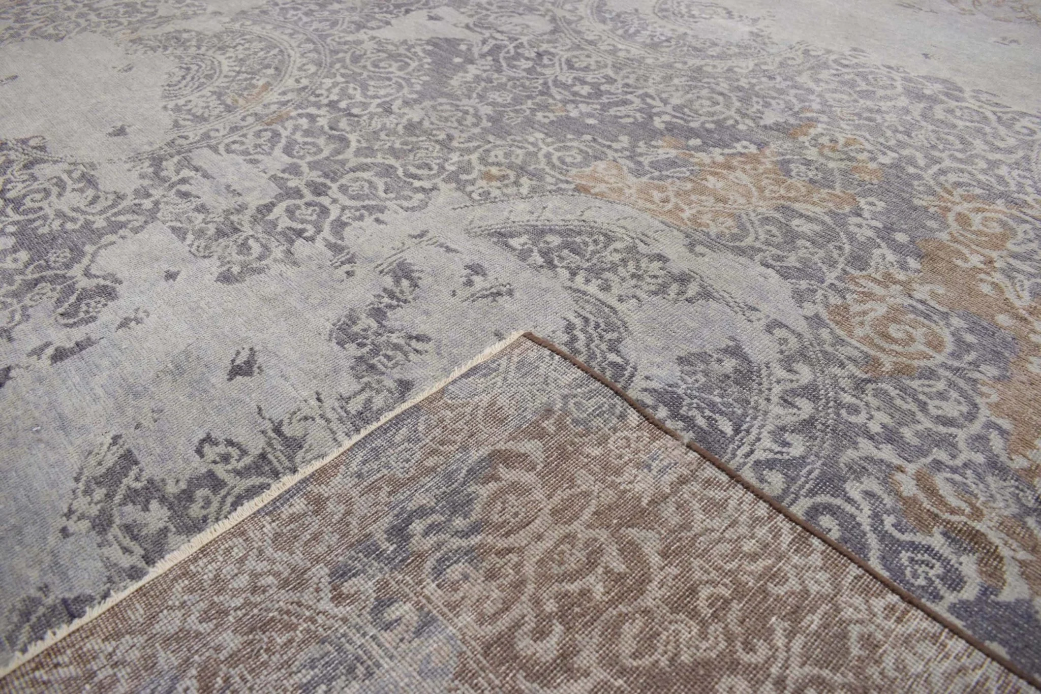8x10 Rug | Modern Handmade Wool blended viscose Area Rug | TRD1634810 - Image 6