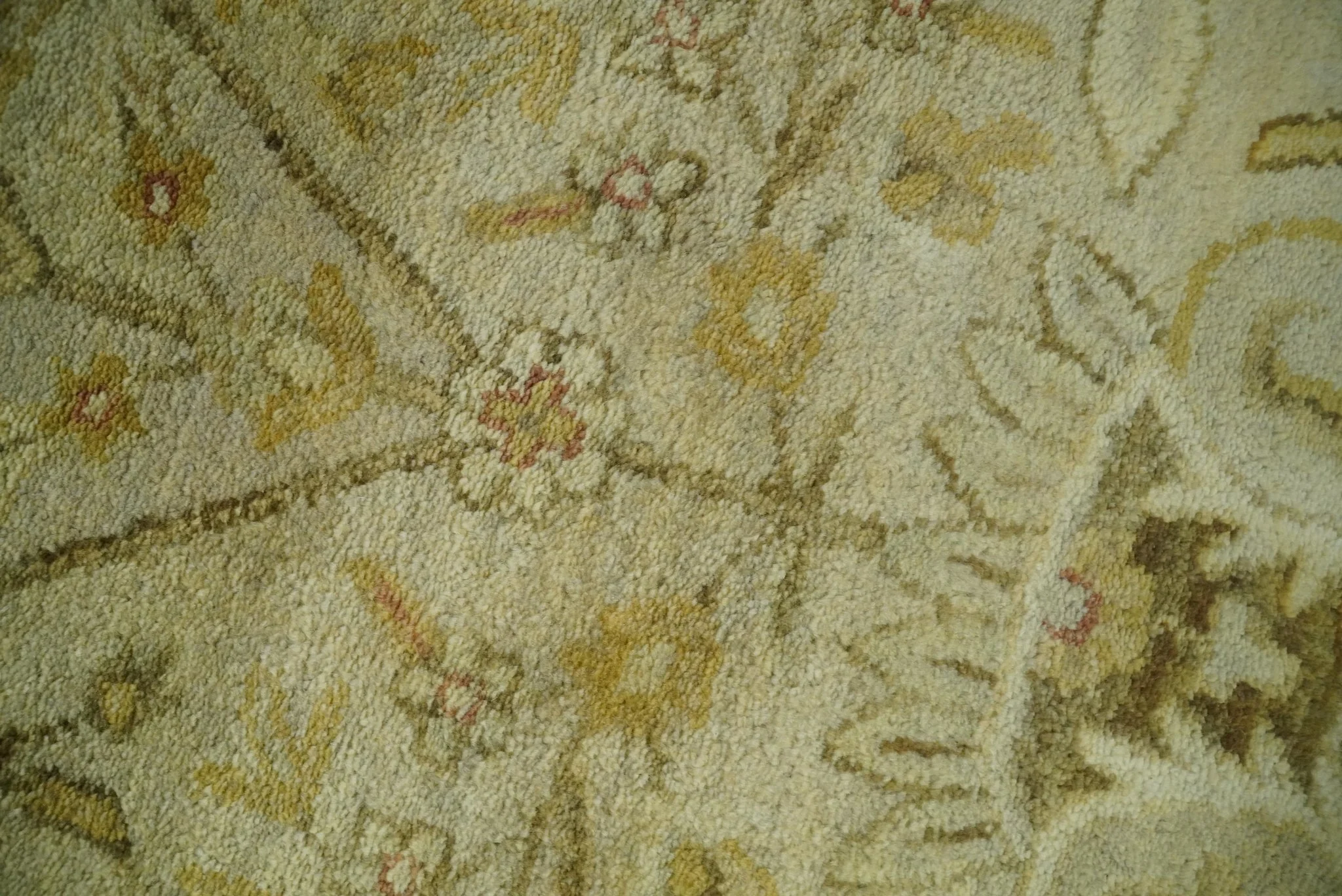 8x11 Vintage Persian Design Brown and Beige Hand Tufted Wool Area Rug | BAN4 - Image 7
