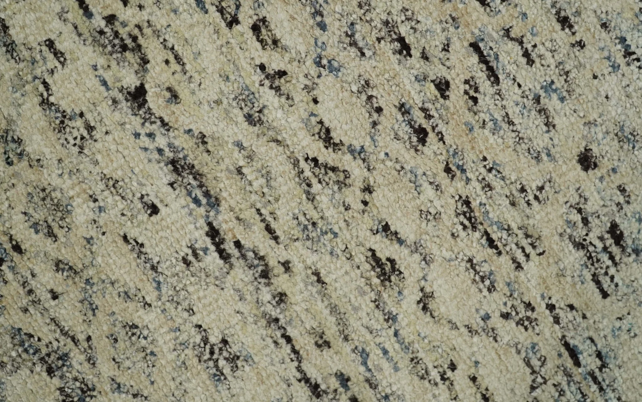 9x12 Hand Knotted Beige and Brown  Modern Contemporary Southwestern Tribal Trellis Recycled Silk Area Rug | OP18 - Image 4