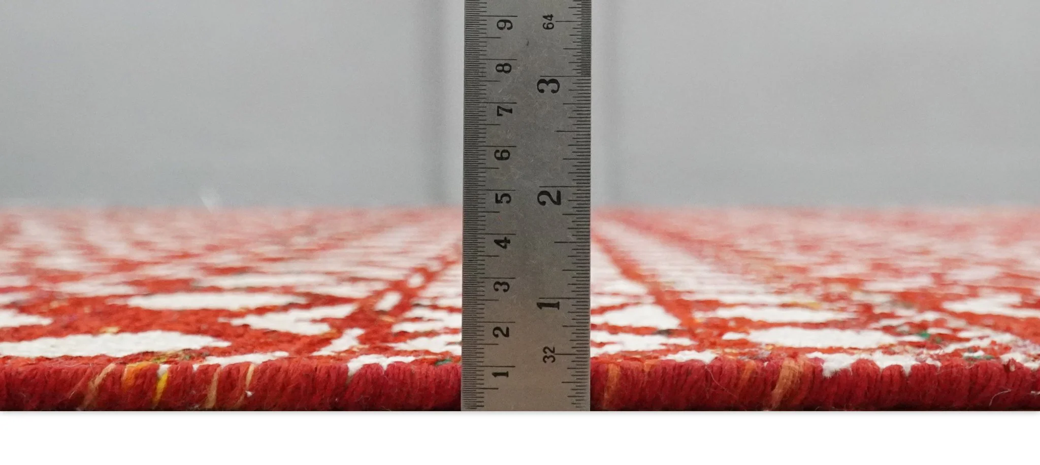 4x6 and 9x12 Hand Knotted Rust and White Modern Contemporary Southwestern Tribal Trellis Recycled Silk Area Rug | OP7 - Image 10