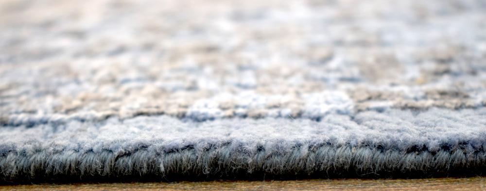 9x12 | Modern Hand made Hand-spun wool and Handspun Bamboo Silk Area Rug | TRD2028912 - Image 9