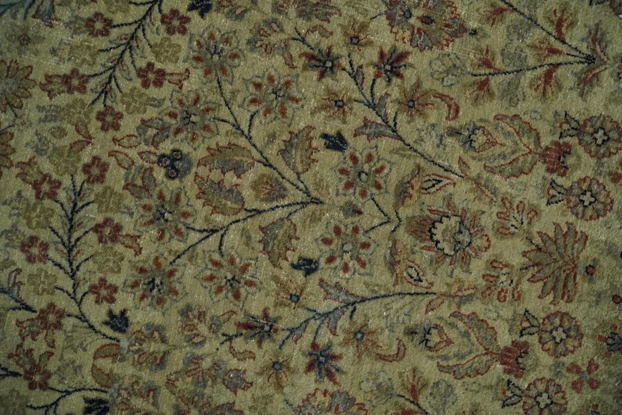 8x10 and 9x12 Vintage Brown Antique Persian Tabriz Fine Hand Knotted Wool Area Rug | TRD421 - Image 10