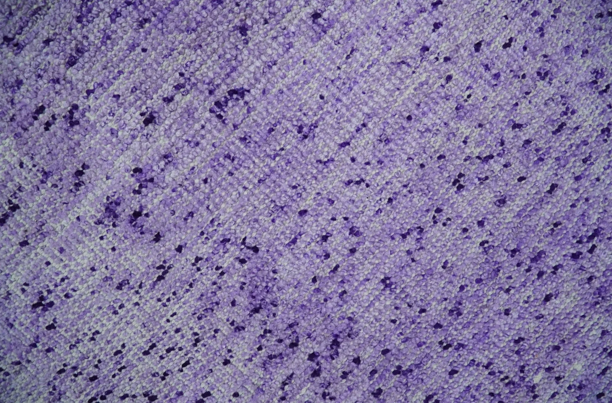 Modern Abstract Purple and Silver Hand knotted 8x10 Woven Art Silk Area Rug - Image 4