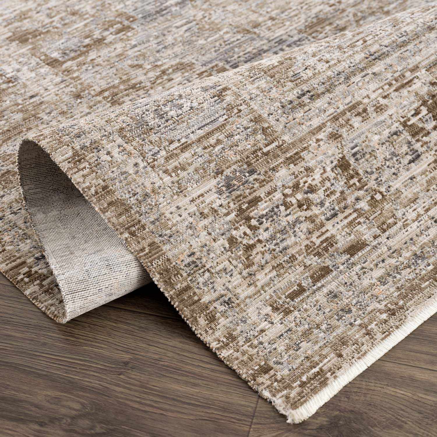 Aistys Washable Beige And Brown Machine Woven Outdoor Rug - Image 14