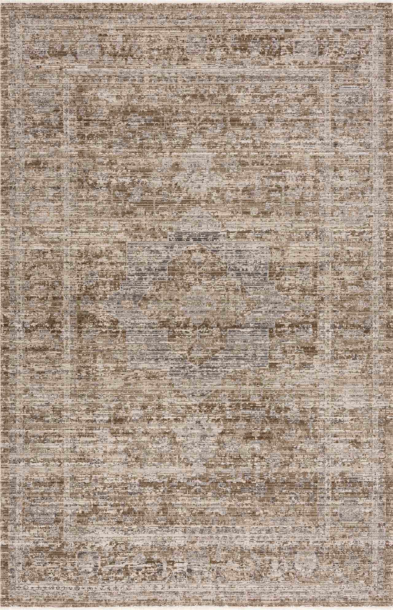 Aistys Washable Beige And Brown Machine Woven Outdoor Rug - Image 2