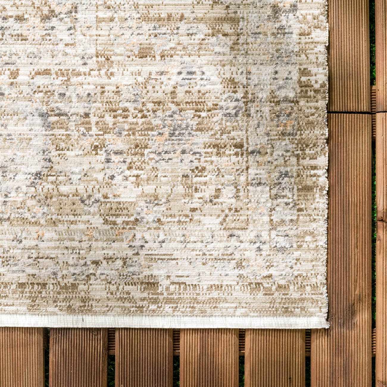 Aistys Washable Beige And Brown Machine Woven Outdoor Rug - Image 24