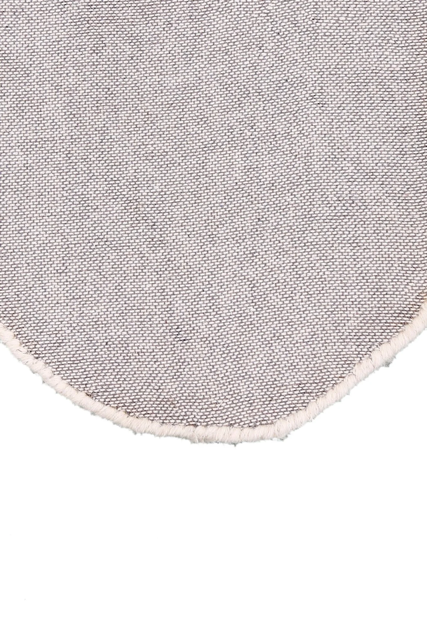 Animal Cat Face Ivory And Black Hand Tufted 1x1 Wool Rug - Image 3