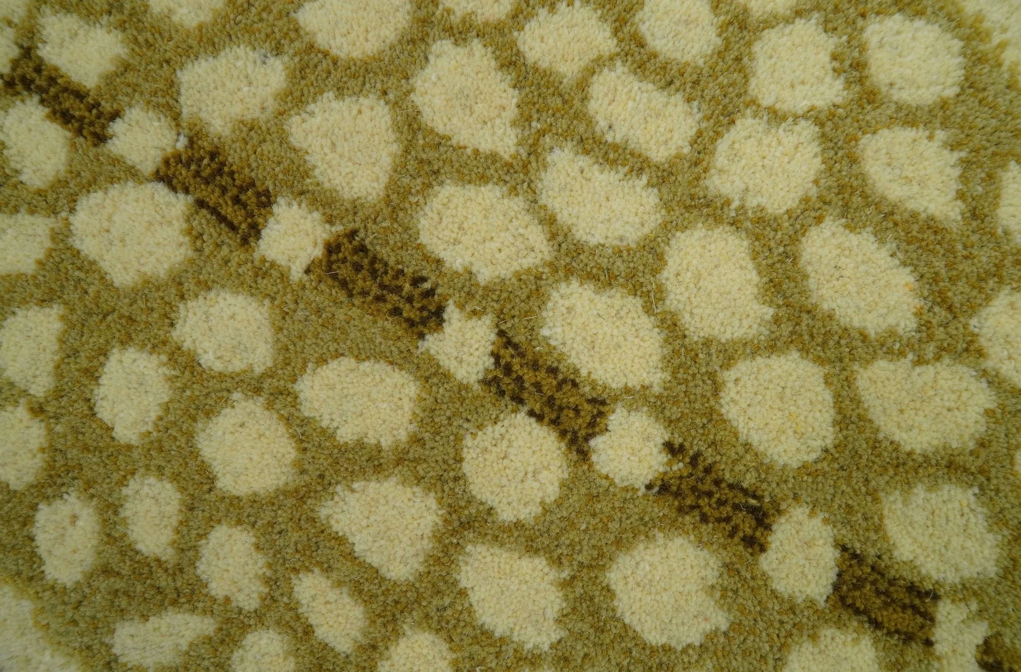 Animal Giraffe Brown Hand Tufted 2x3 Wool Area Rug - Image 3