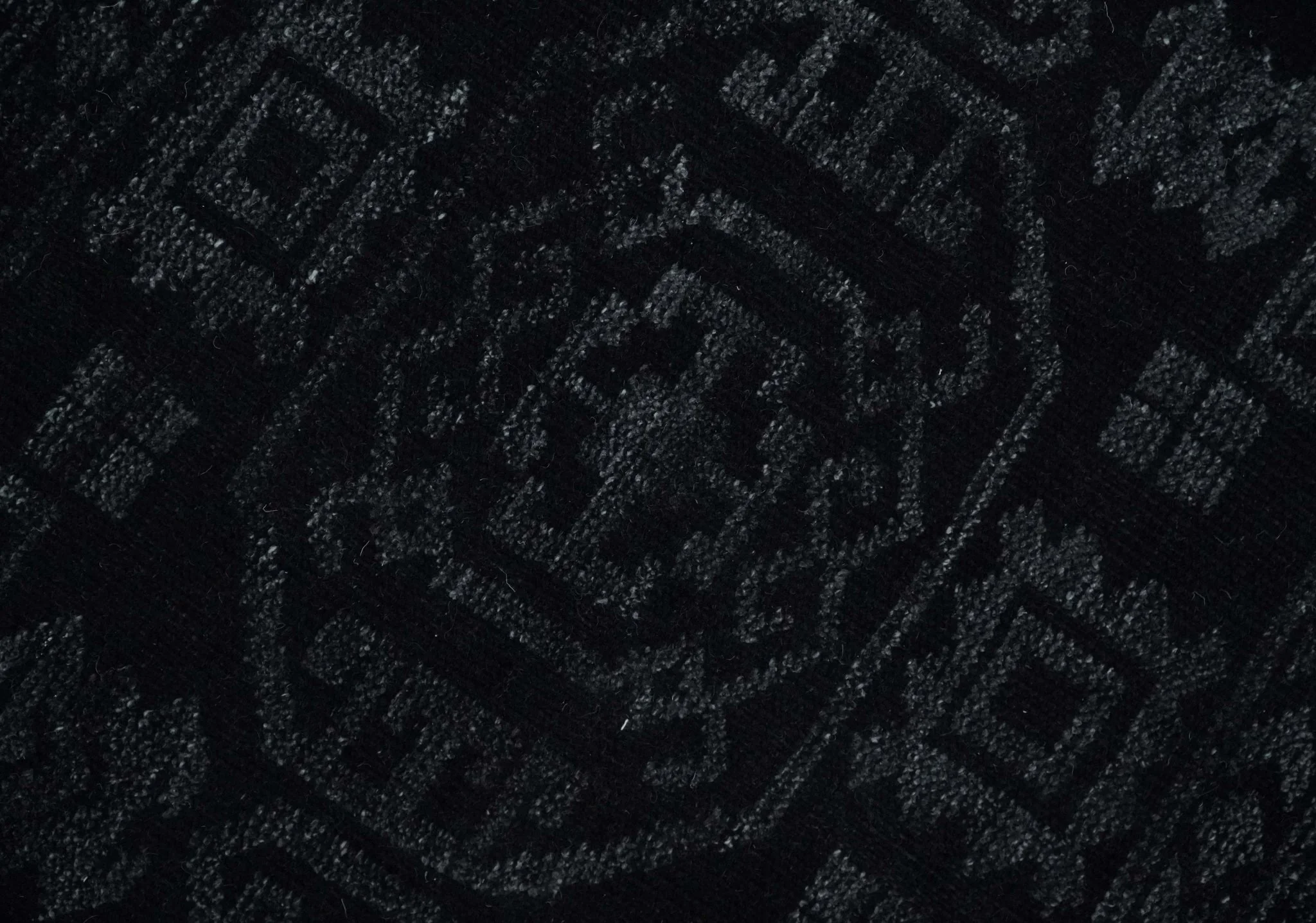 Antique Style Black and Silver 8.4x9.8 hand knotted Traditional wool Area rug - Image 4