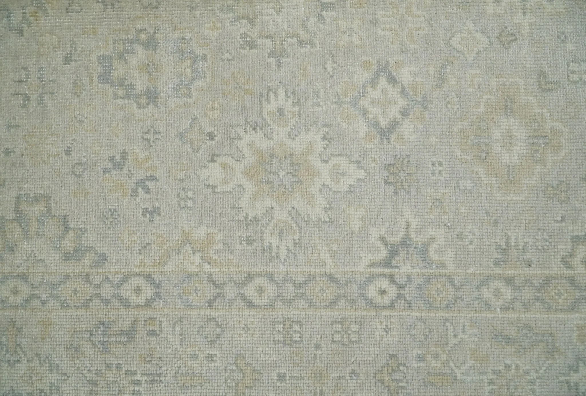 Antique Persian 2x3 Beige and Gray Hand Knotted Entryway Wool Area Rug | TRD3304823 - Image 7