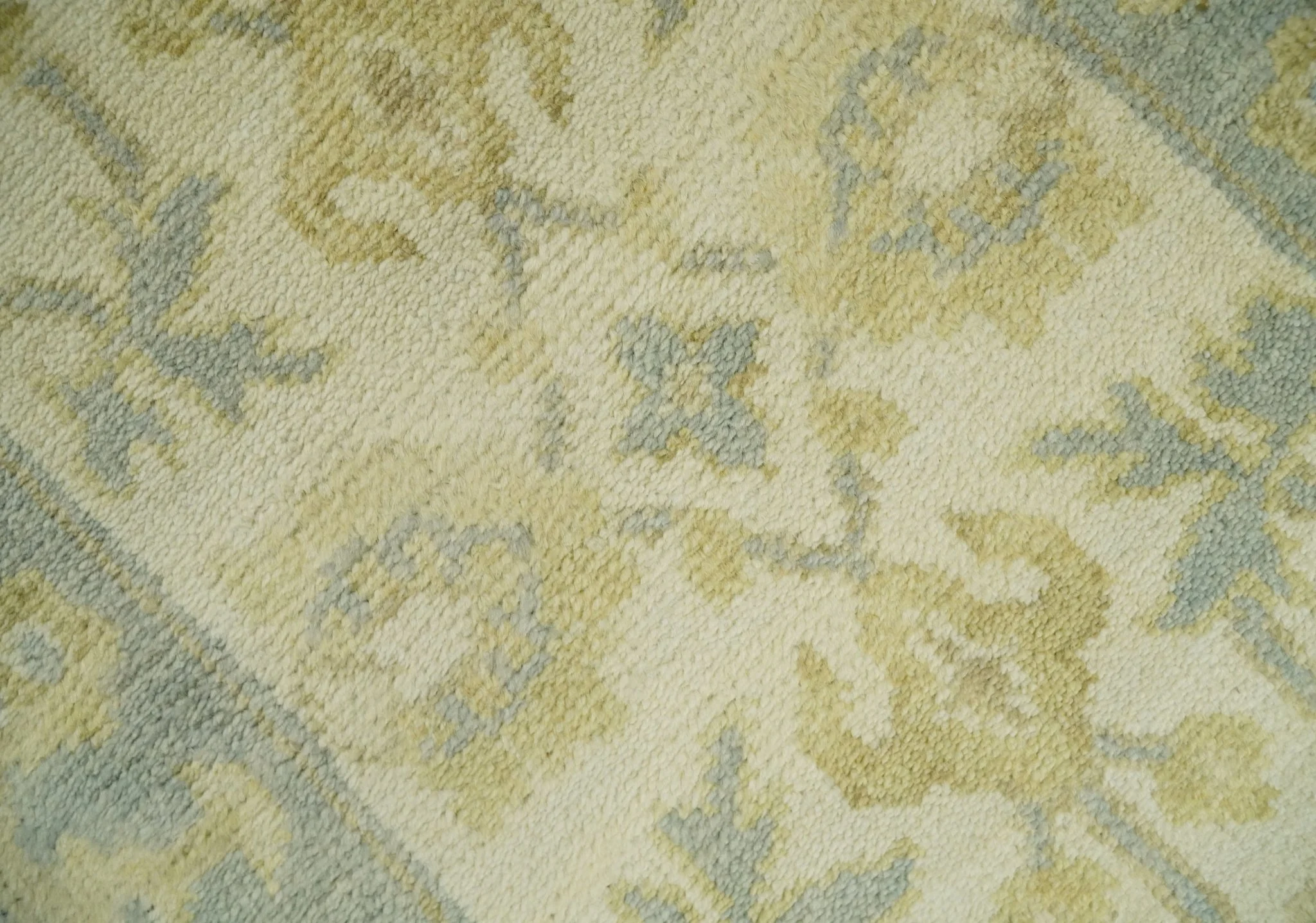 Antique Persian 2x3 Beige and Gray Hand Knotted Entryway Wool Area Rug | TRDWN123 - Image 4