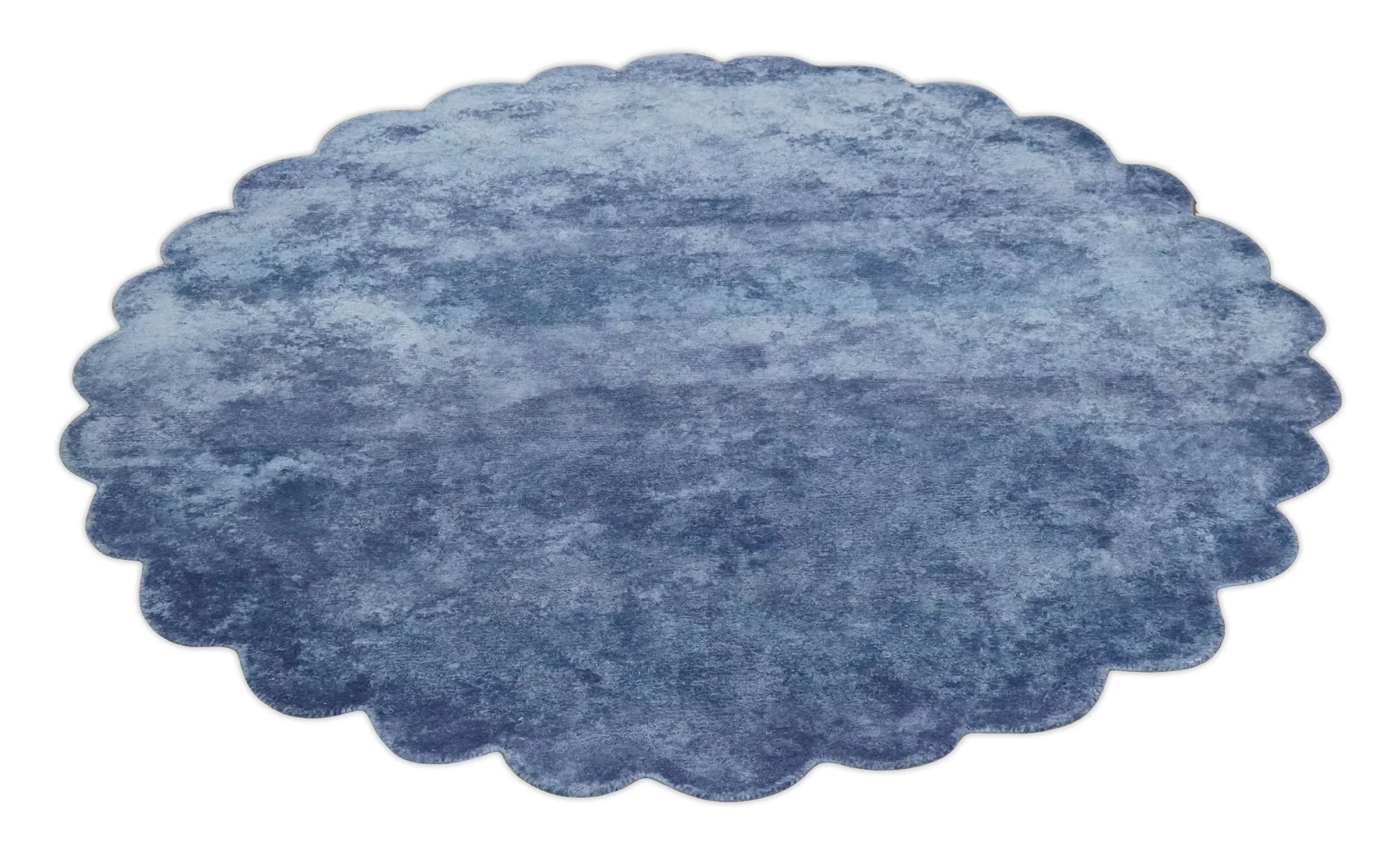 Art Silk 6x6 Round Modern Solid Violet Rug,  entryway, bedside, living room rug | VIS1 - Image 9