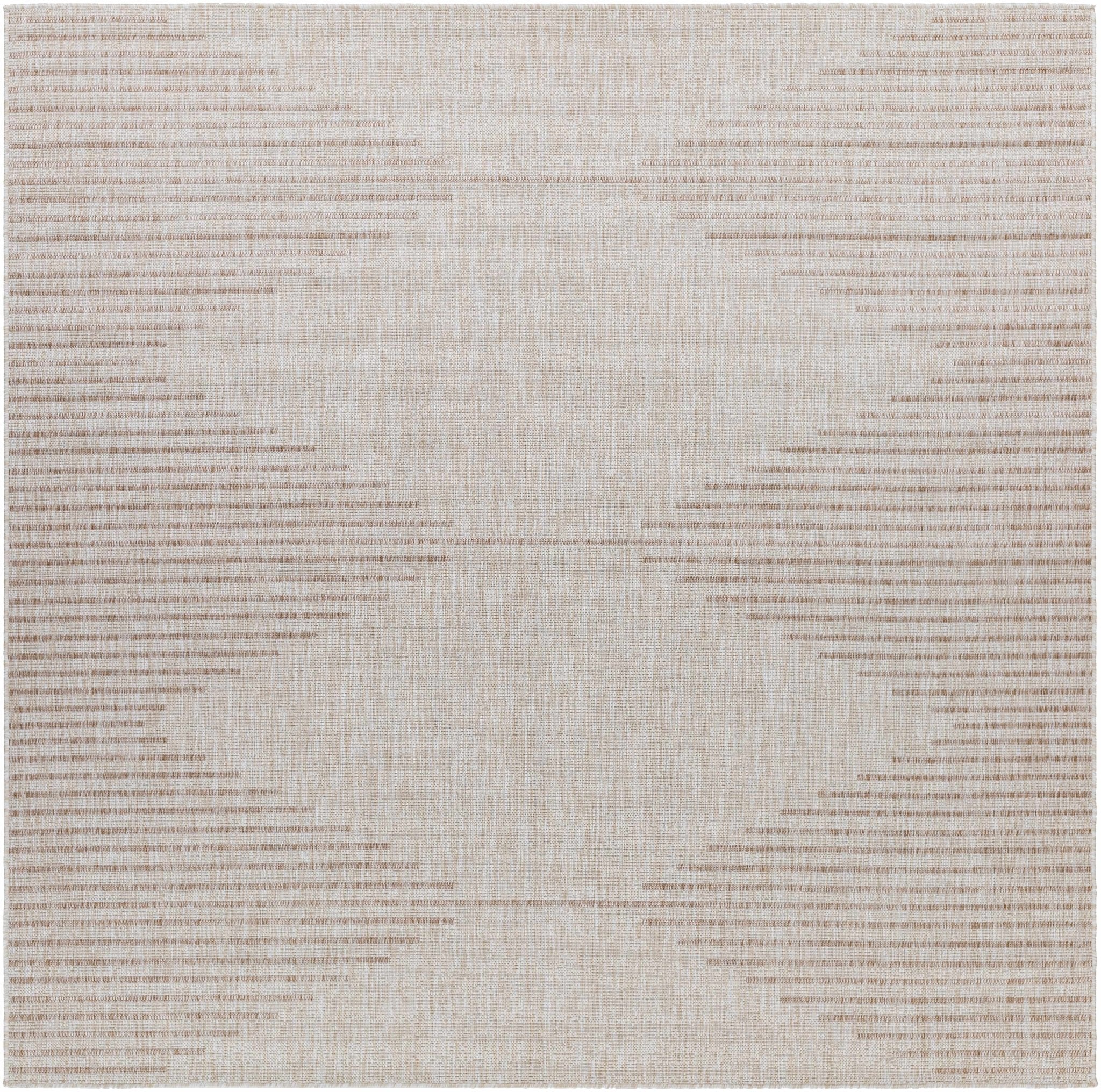 Beige and Brown Contemporary Modern Multi size Area Rug - Image 9