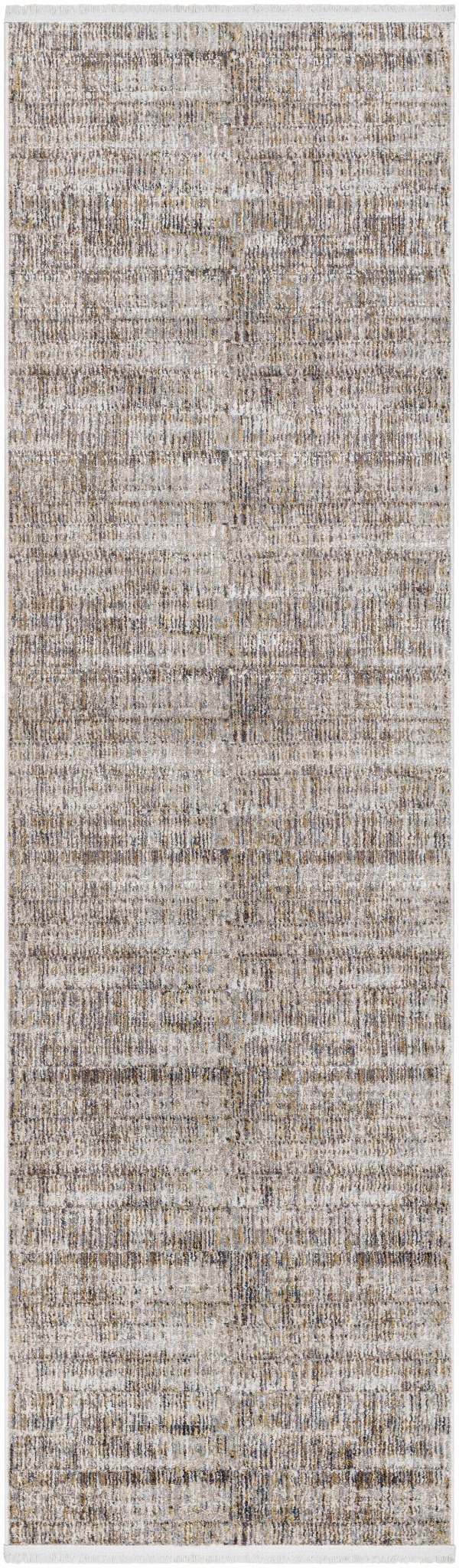 Beige And Charcoal Contemporary Style Machine Woven Rug - Image 8