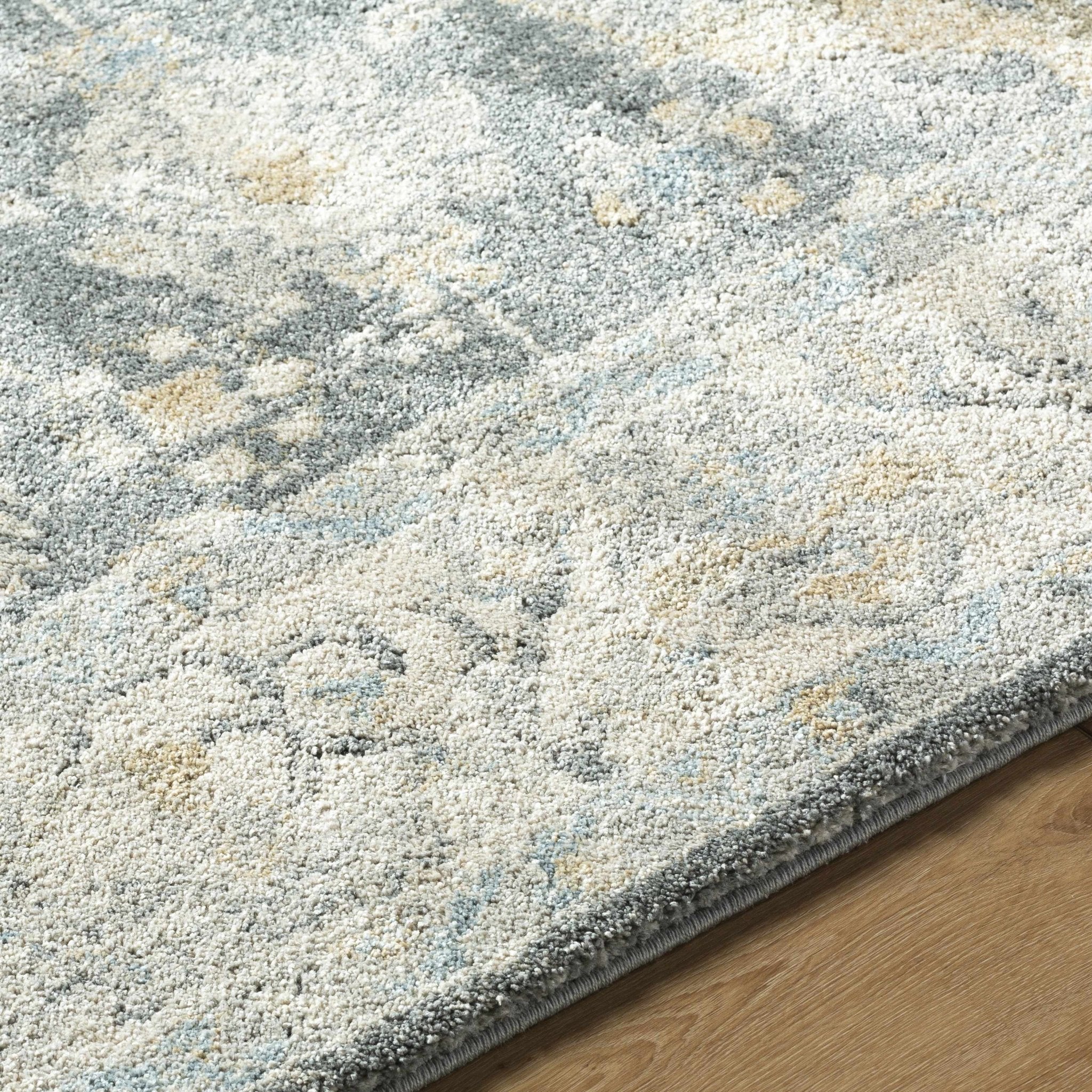 Beige And Gray Traditional Style Machine Woven Area Rug - Image 7
