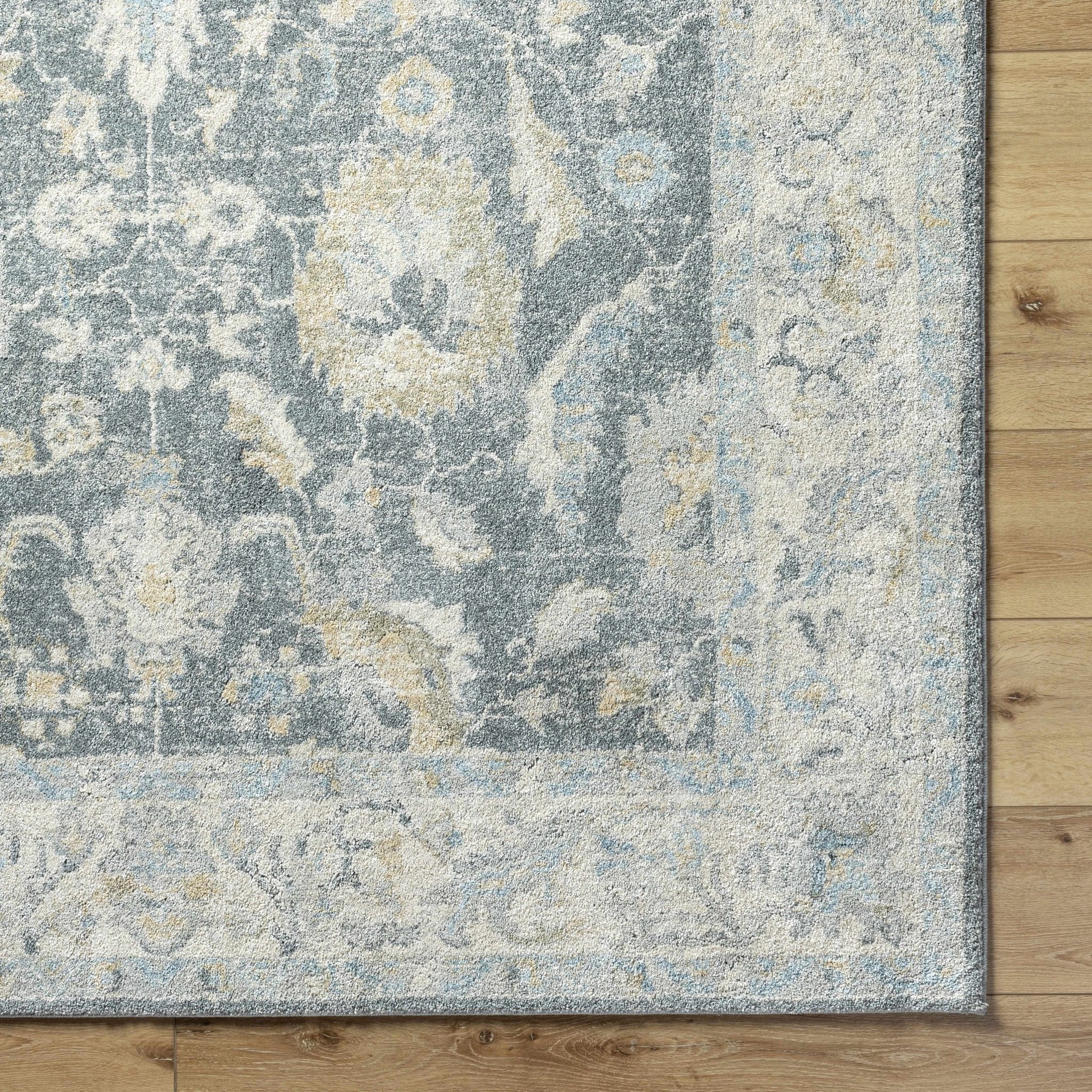 Beige And Gray Traditional Style Machine Woven Area Rug - Image 8