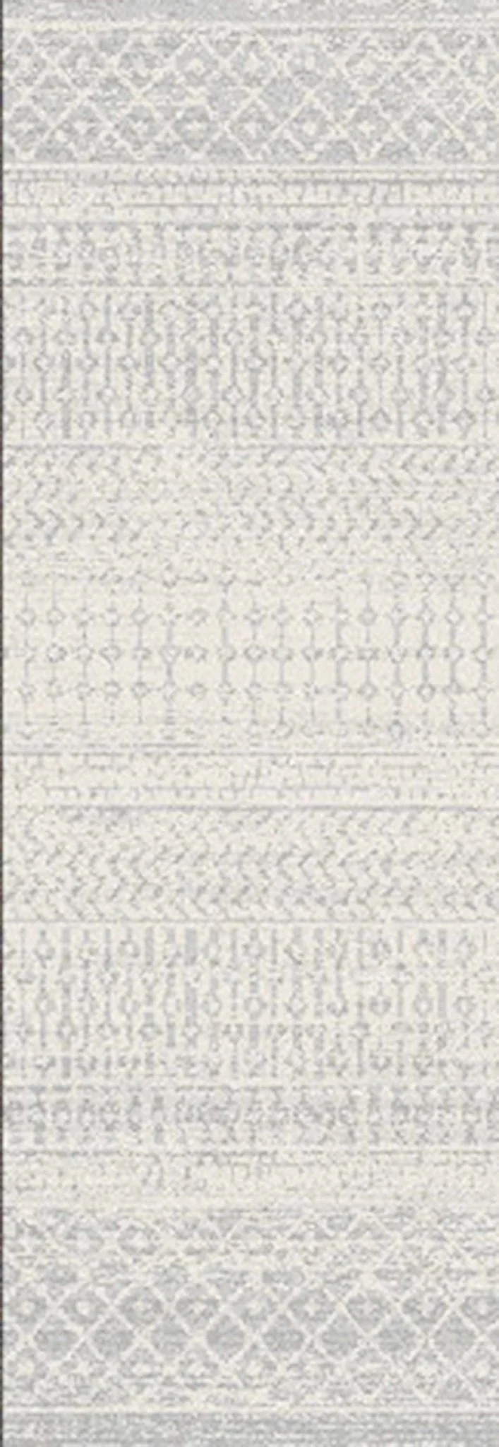 Beige and Gray Tribal Look Traditional Geometrical Design Multi Size Machine Woven Rug - Image 7
