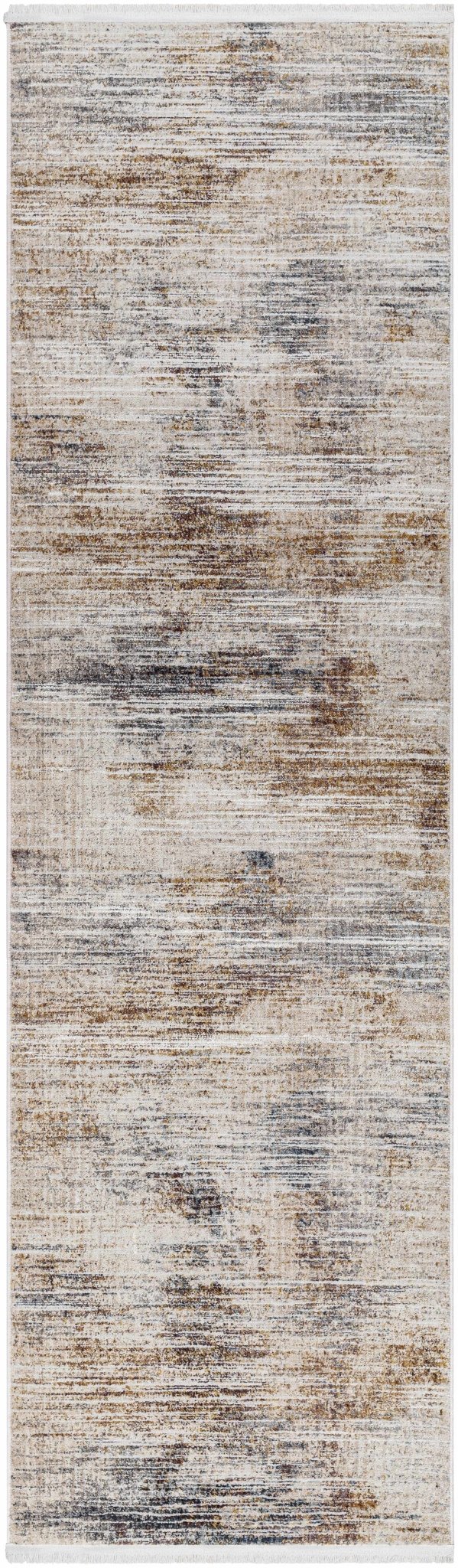 Beige And Ivory Contemporary Style Machine Woven Rug - Image 7