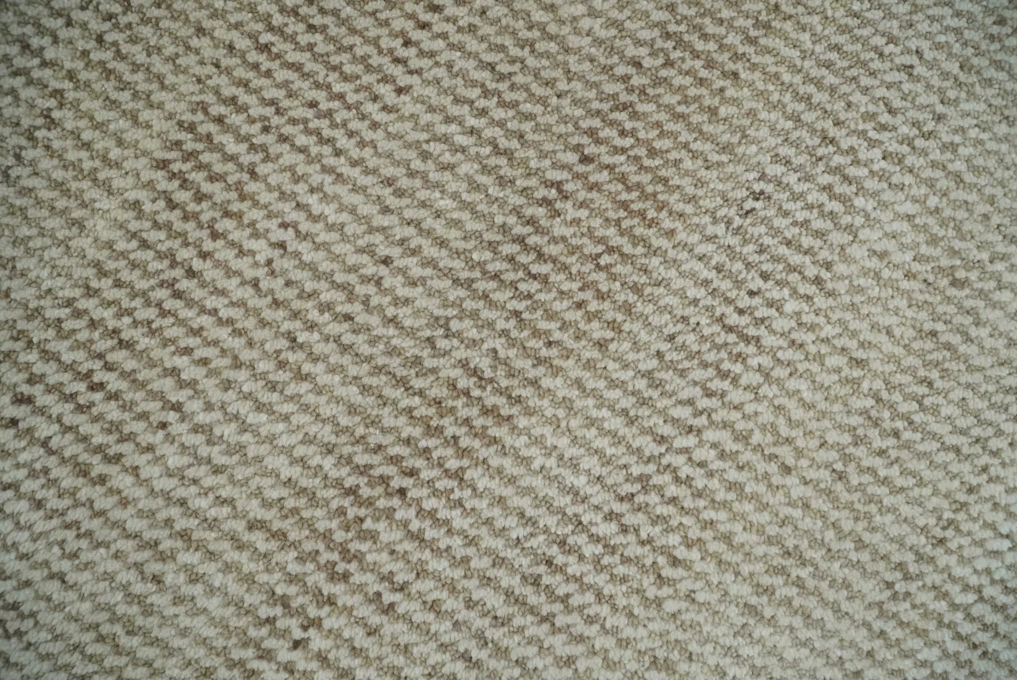 Custom Made Contemporary Brown and Ivory Hand Knotted Rug Area Rug - Image 4