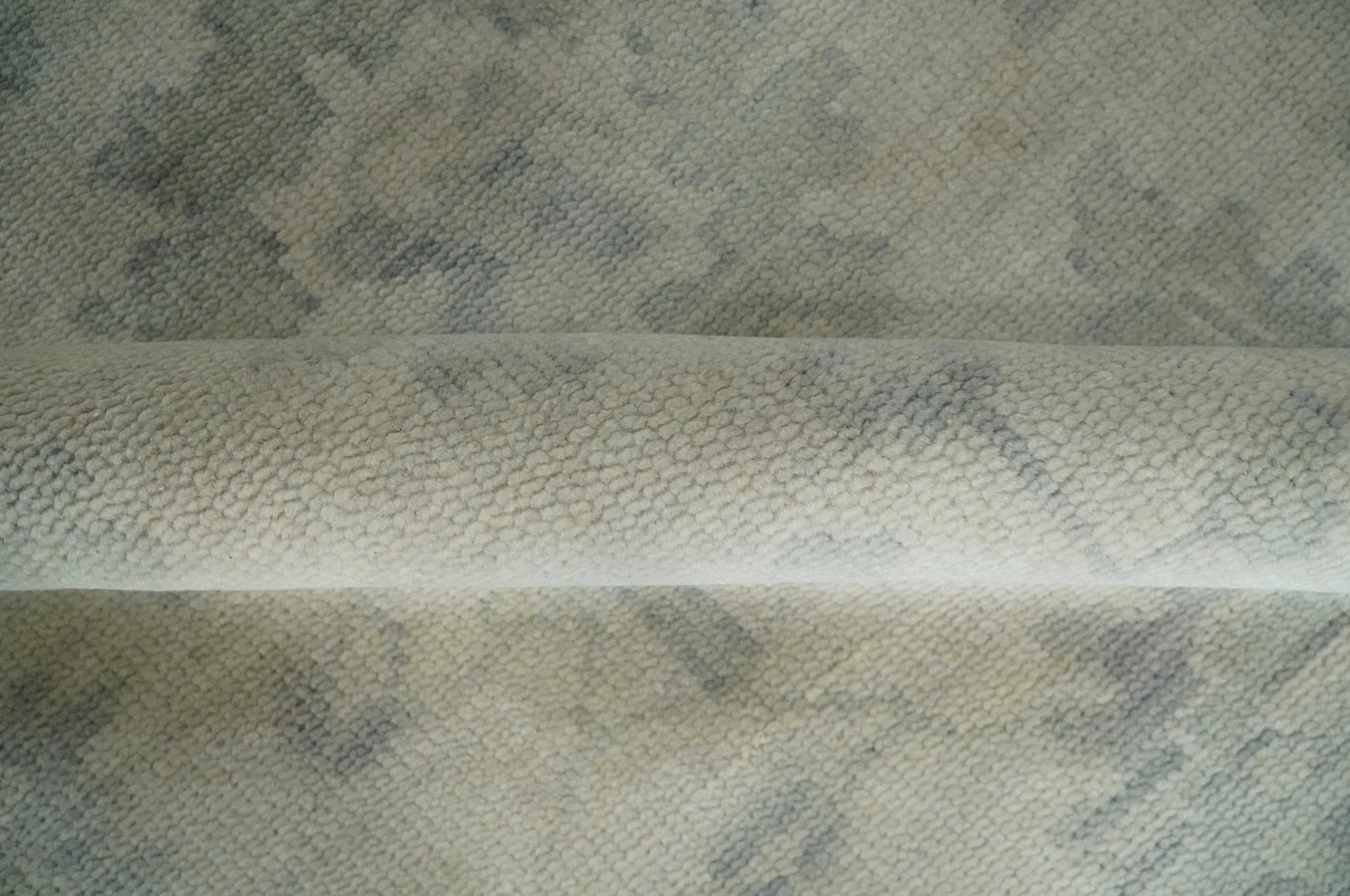 Custom Made Beige and Light Green Hand knotted Traditional Oushak Multi Size wool Area Rug - Image 8