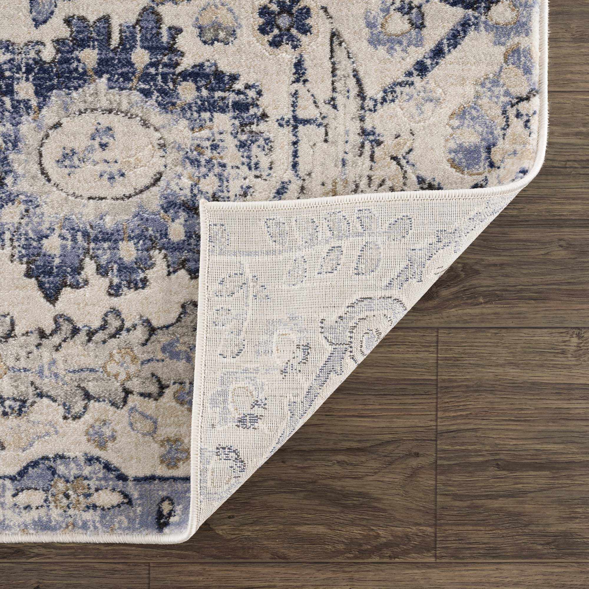 Antique Style Beige and Purple Traditional Oriental Oushak rug - Image 7