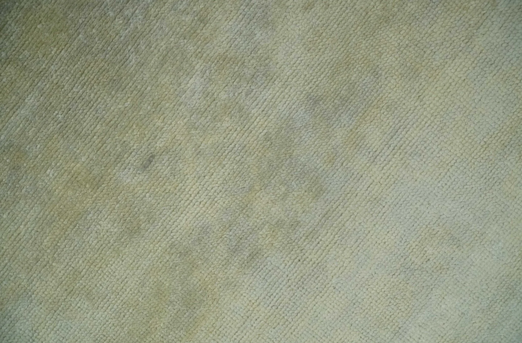 Beige and Silver Traditional Hand Knotted 8x10 Wool Oushak Area Rug - Image 4