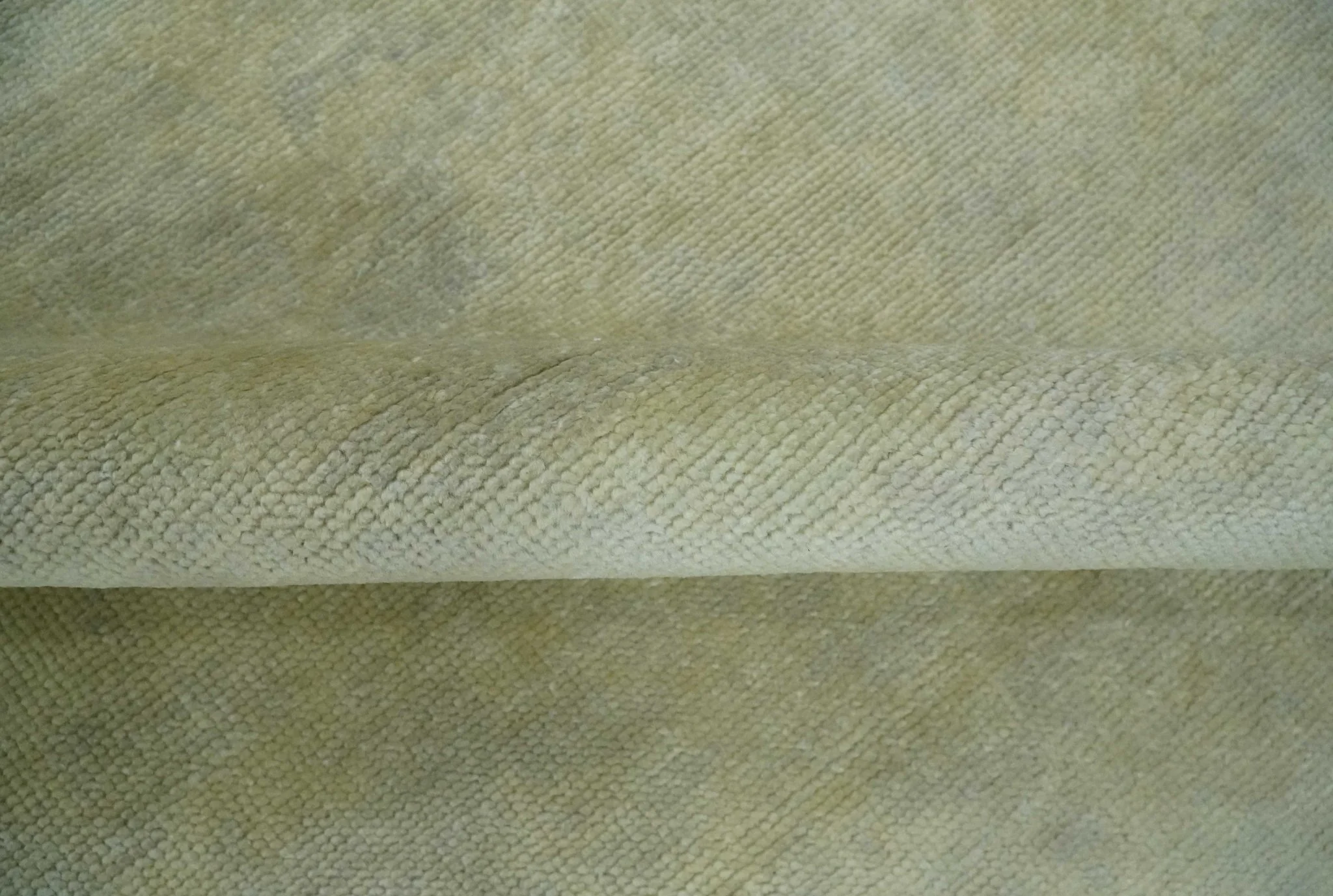 Beige and Silver Traditional Hand Knotted 8x10 Wool Oushak Area Rug - Image 6