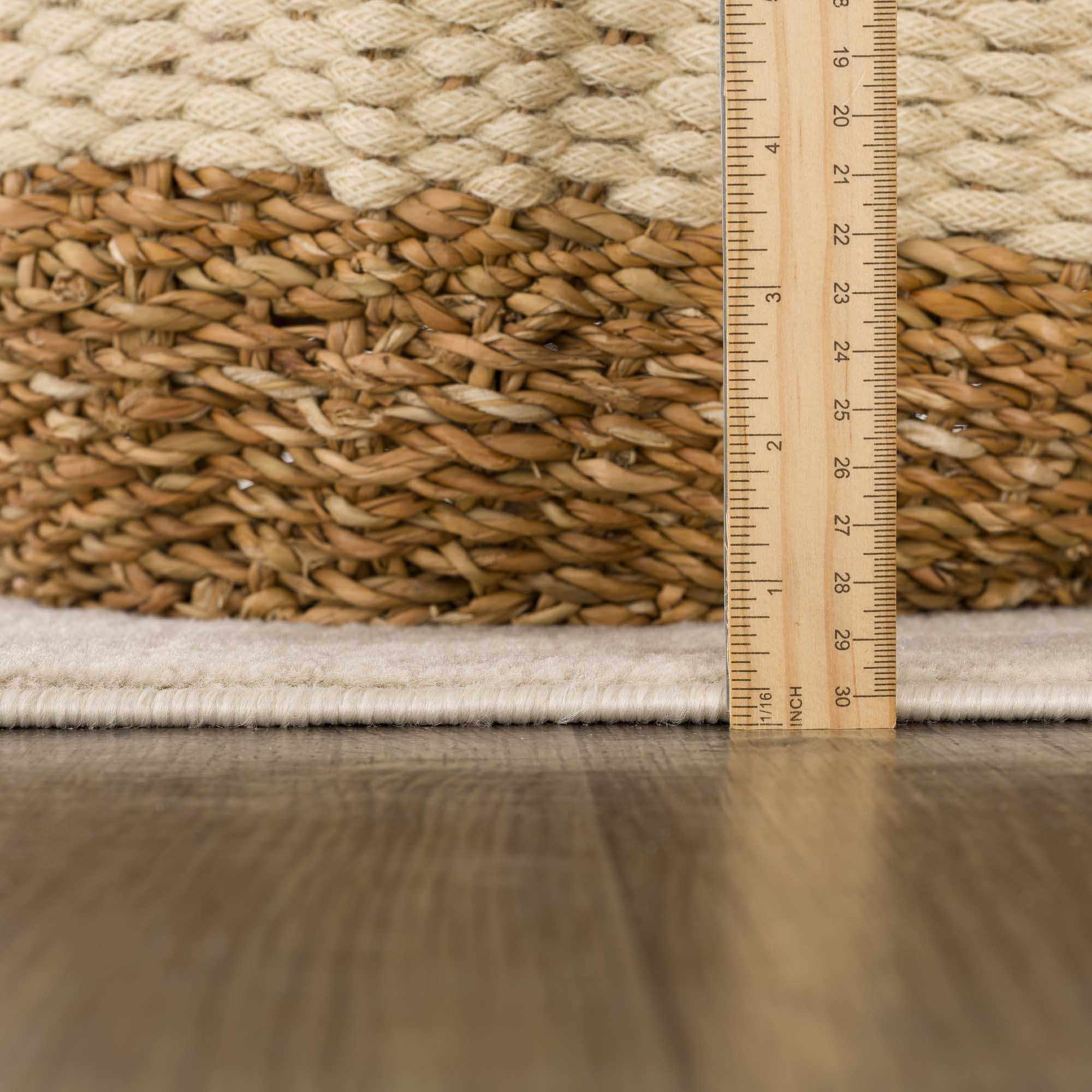 Beige and Tan Modern Zebra Skin Print Area Rug - Image 9