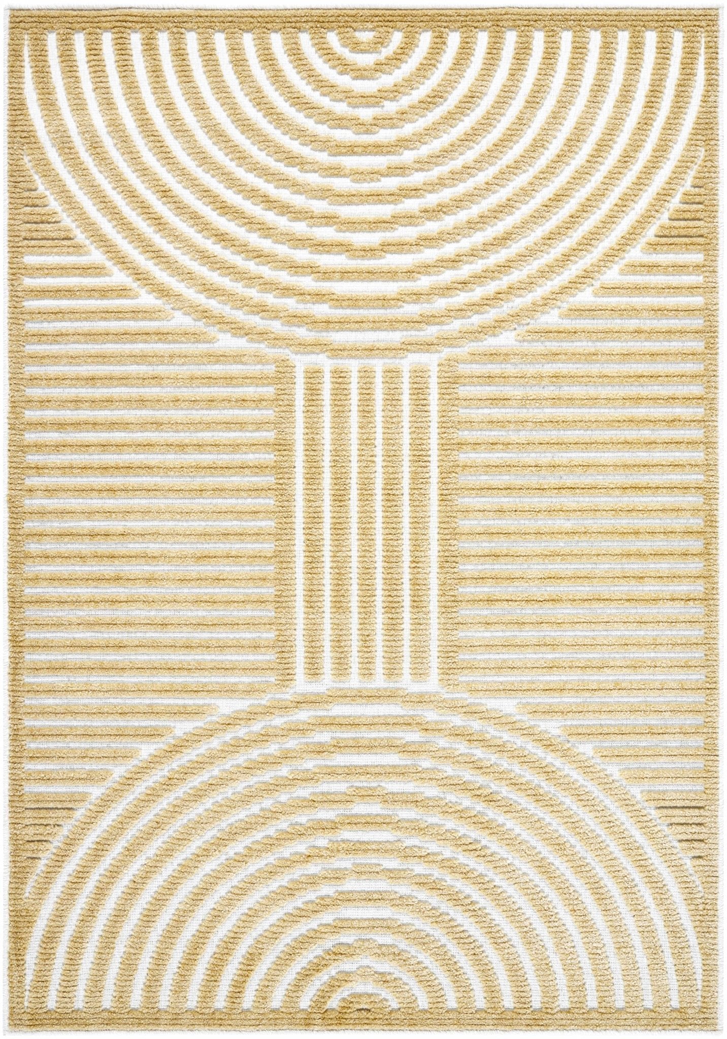Beige Contemporary Style Washable Area Rug - Image 2