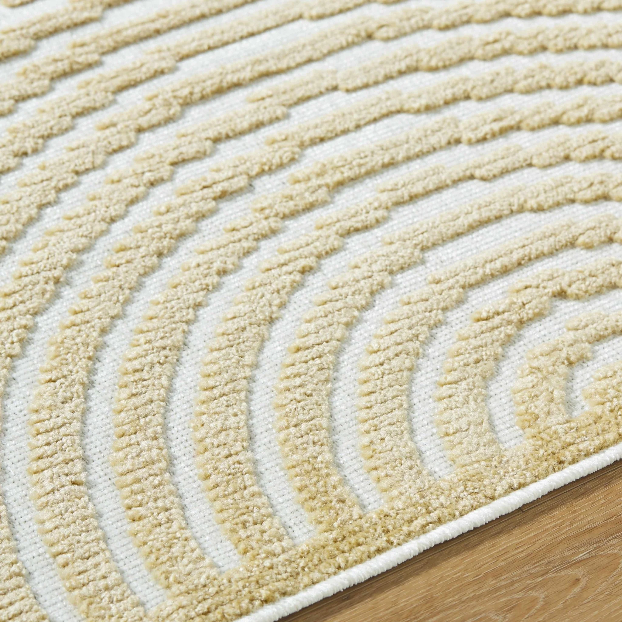 Beige Contemporary Style Washable Area Rug - Image 7