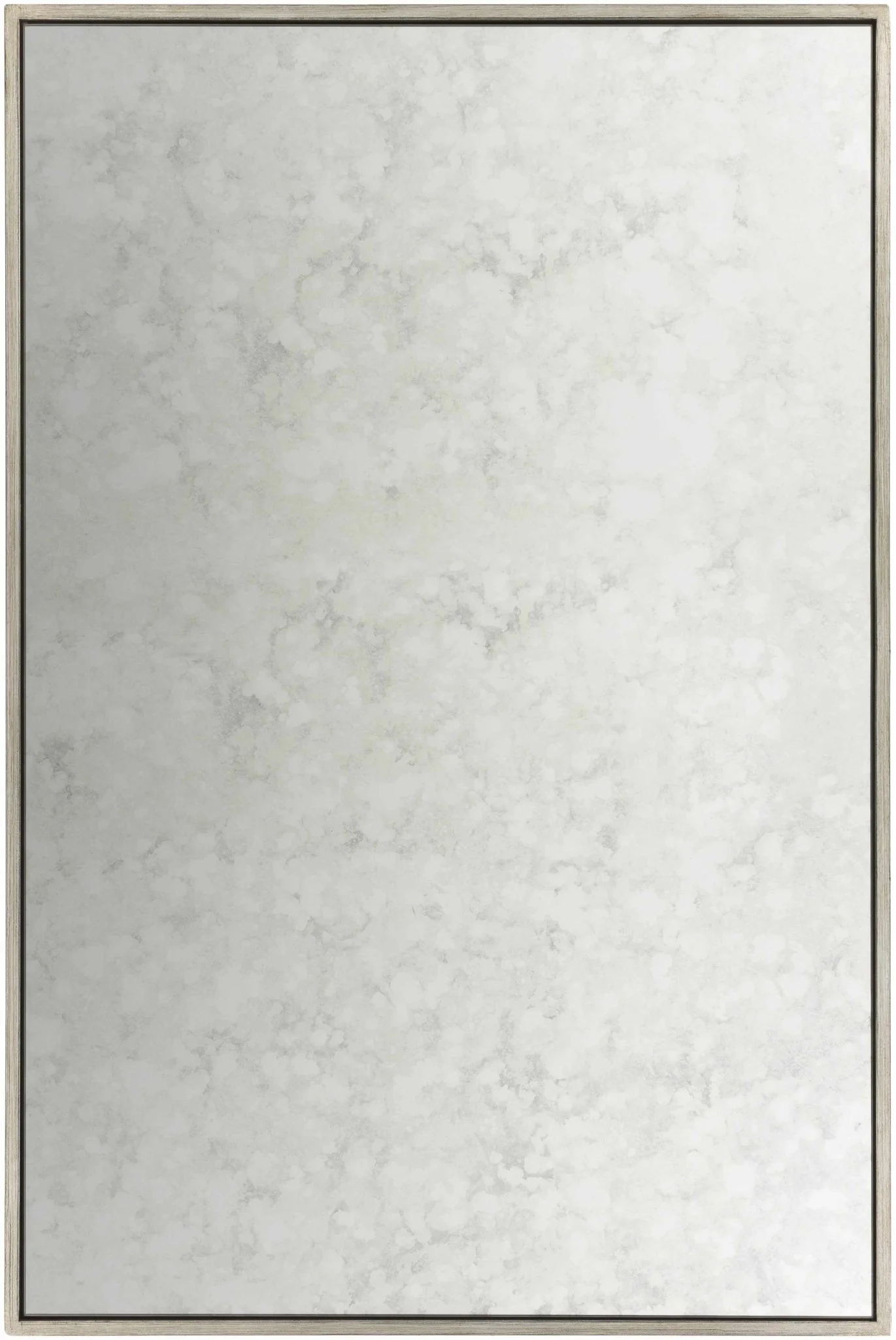 Beige Framed Rectangle Wall Mirror - Image 2